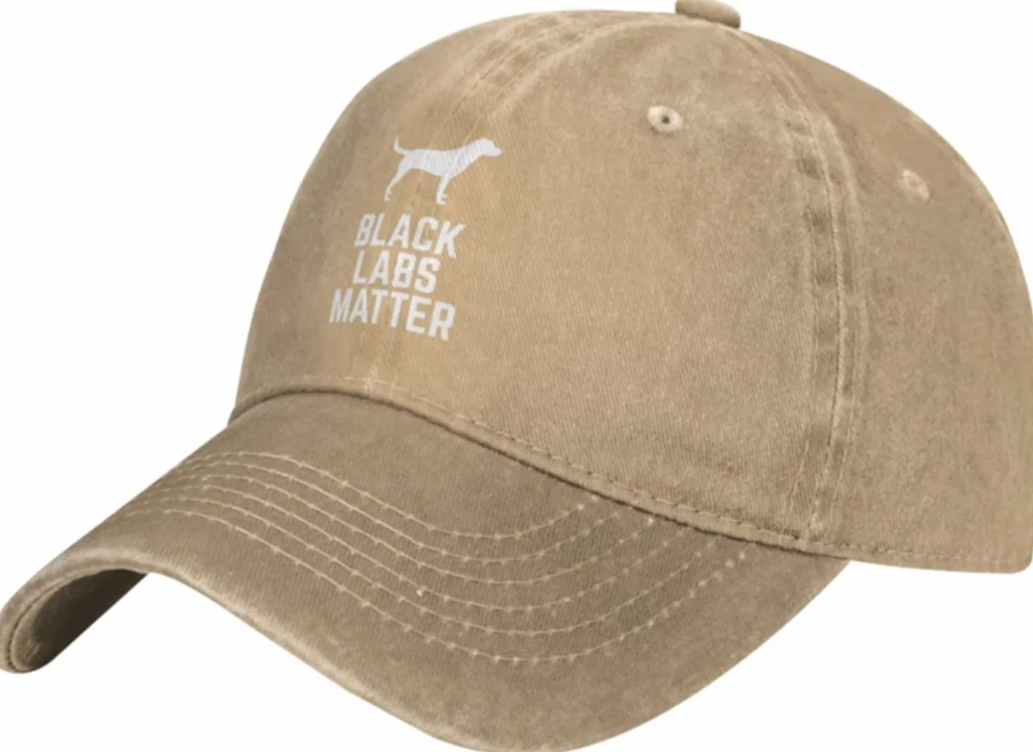 Labrador Black Labs Matter Cowboy Baseball Hat Mężczyźni Kobiety Klasyczna Regulowana Zewnętrzna Czapka Z Daszkiem Czarna, Brązowy