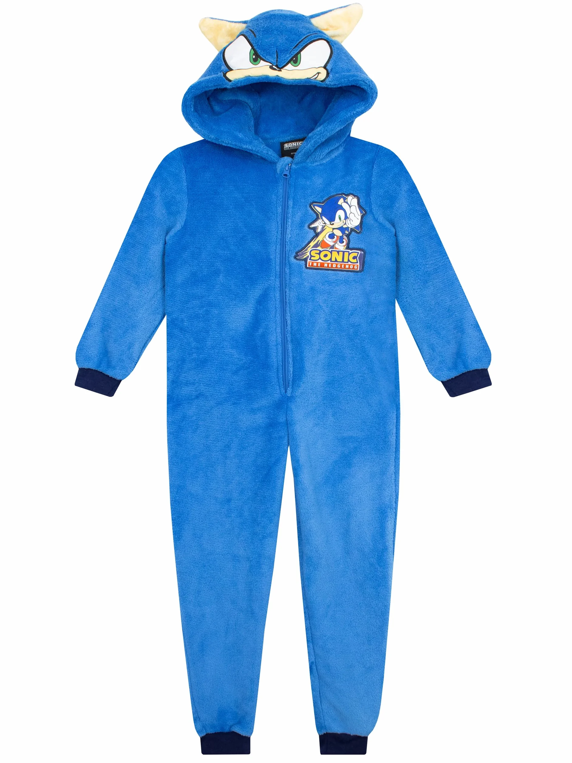 Piżamy Sonic The Hedgehog | Kombinezon Sonic | Przebranie Sonic Dla Dzieci | Oficjalny Merchandise Sonic