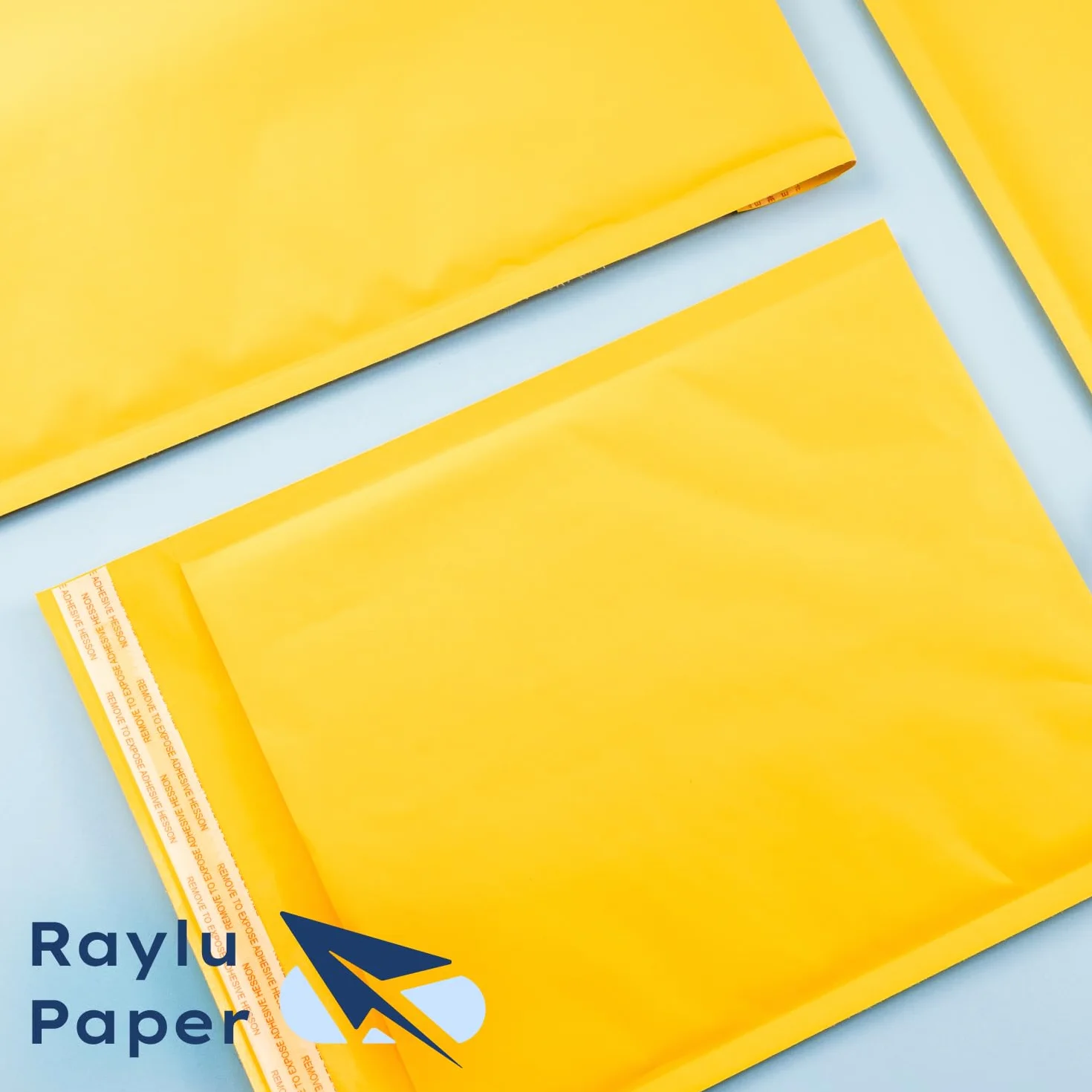 Raylu Paper® - Opakowanie 10 pakowanych kopert z bąbelkami Kraft z samoprzylepnym zapięciem, wyściełane koperty Kraft do wysyłki w kolorze brązowym 10 sztuk (270x360 mm)
