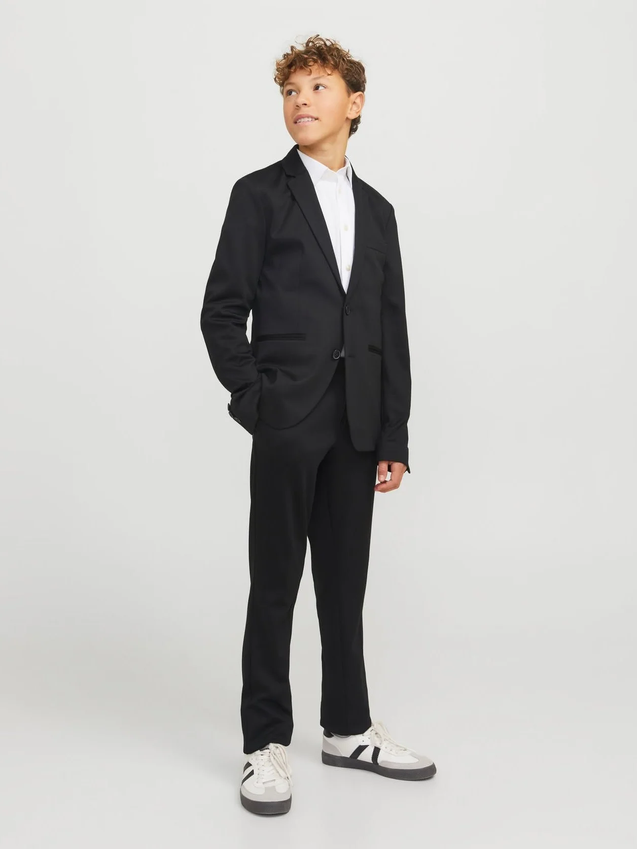 JACK&JONES JUNIOR Jjejaxon Jersey Suit Noos Jnr kombinezon chłopięcy, czarny, 176