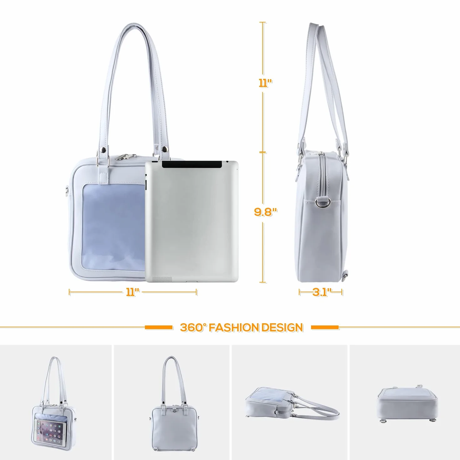 Ita Bag Kawaii plecak torebka damska crossbody torba kurierska japońska JK jednolite torebki na ramię