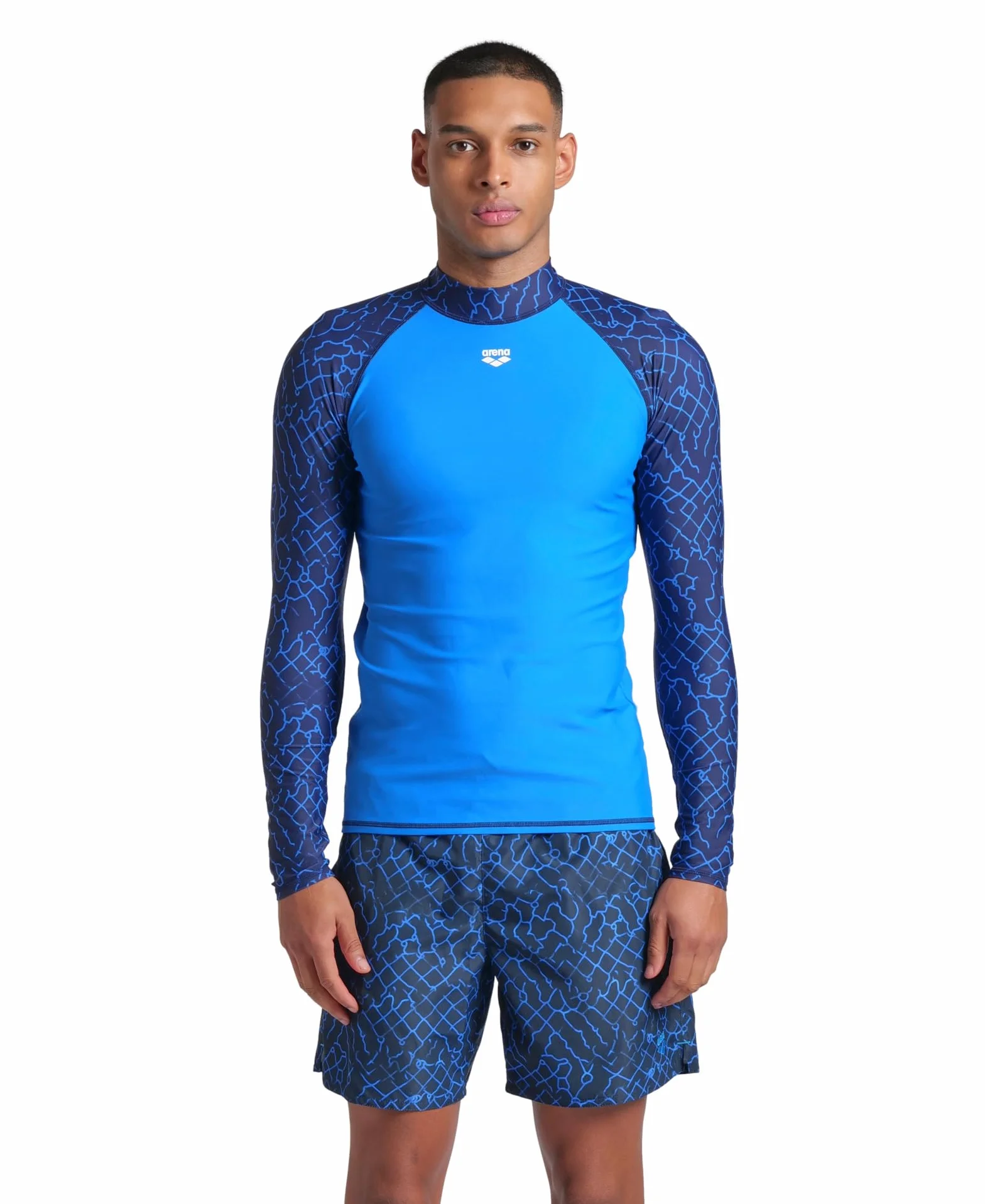 ARENA rash guard shirt Mężczyźni Men's Arena Rash Vest L/S Allover