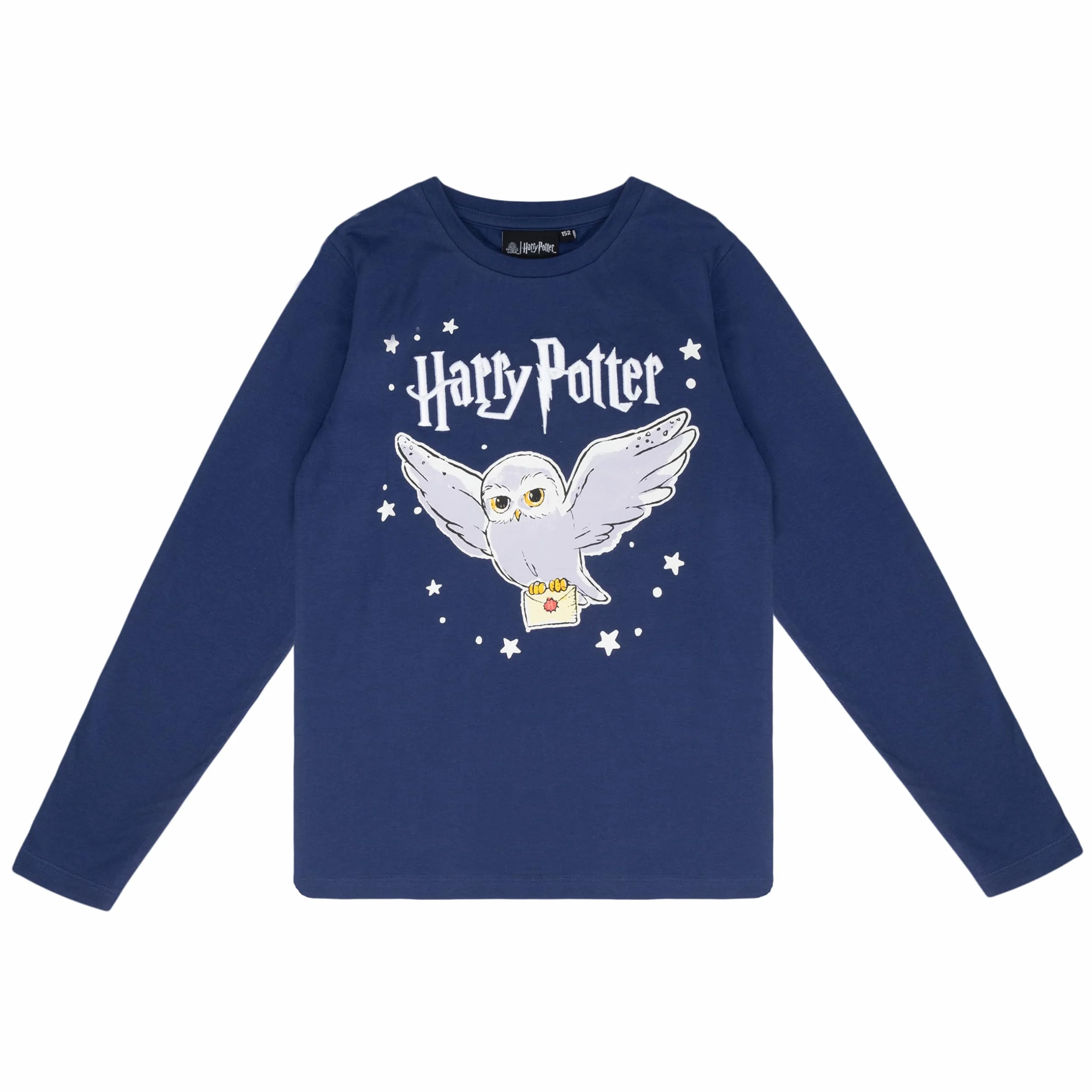 Harry Potter Dziewczęcy sweter Hogwart koszulka z długim rękawem - T-shirt z motywem Hedwigi - 100% bawełna - wygodna koszulka rekreacyjna dla dzieci