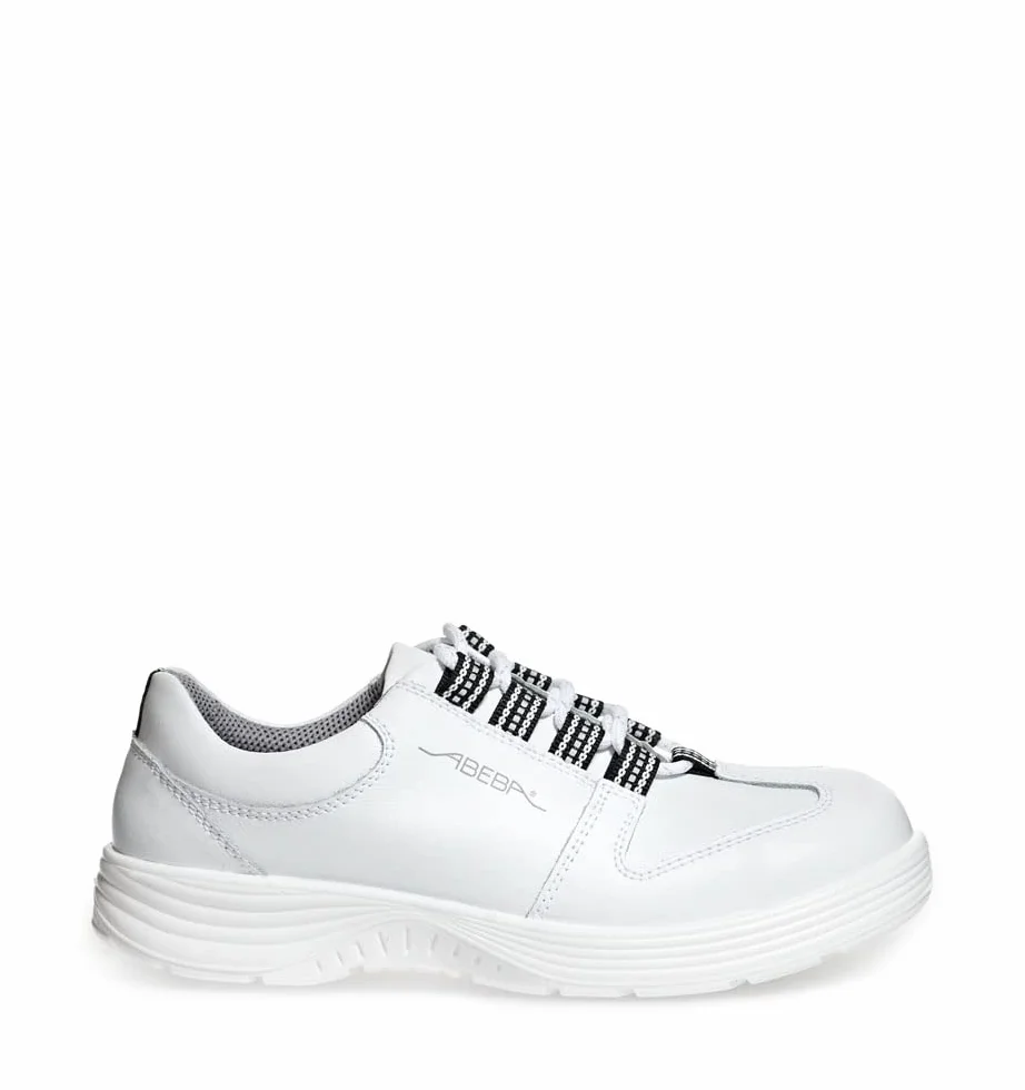 Abeba S-Schuh x-Light półbuty białe, skóra, 711033 CE, EN ISO 20345:2012, S2 rozm. 35-48