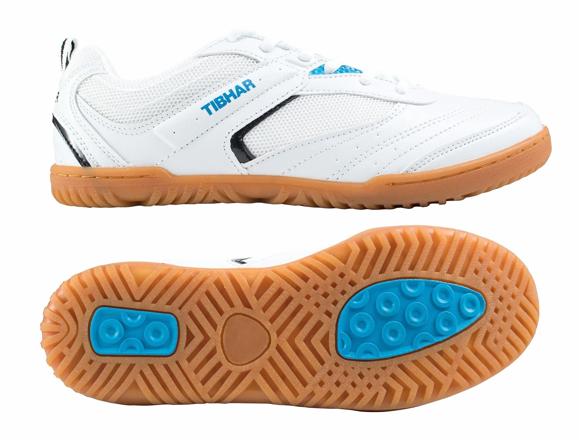 Tibhar Progress Soft Buty do tenisa stołowego, antypoślizgowe, lekkie, w 2 kombinacjach kolorystycznych