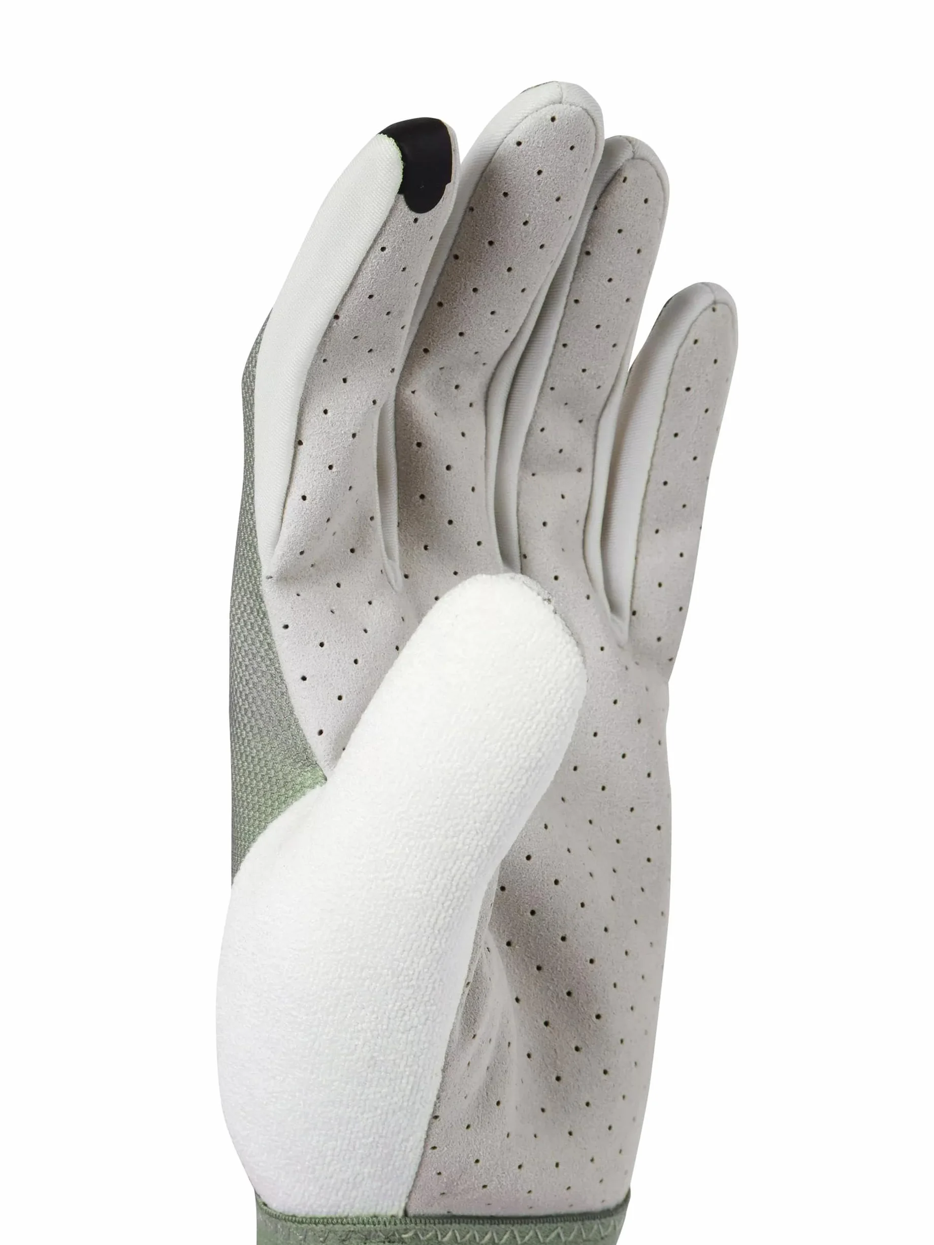 Sealskinz Paston Rękawice Damskie Z Perforowaną Powierzchnią Dłoni, Na Zimną Pogodę, Zielone, Xl