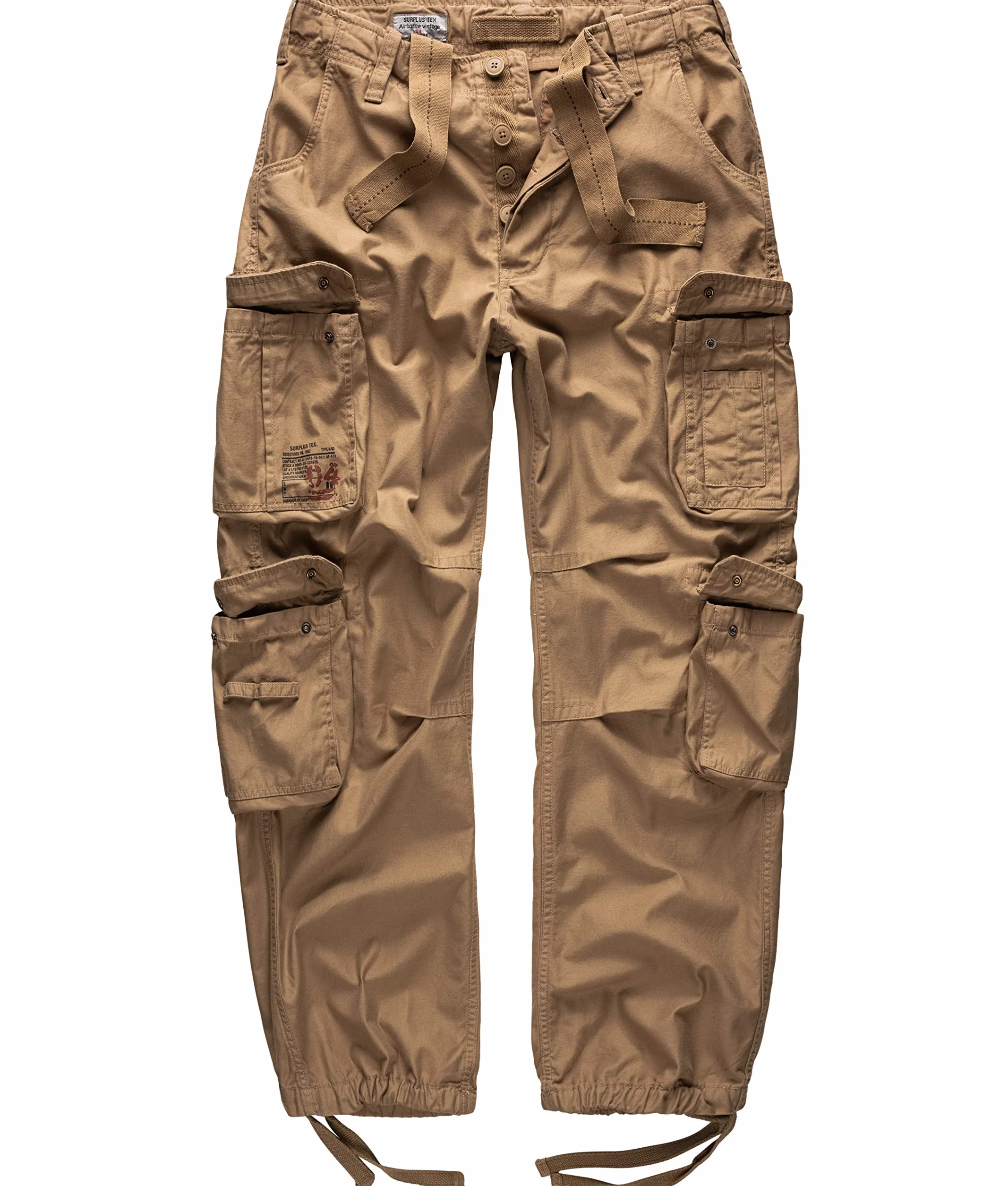 Surplus Raw Vintage Airborne Męskie Spodnie Cargo