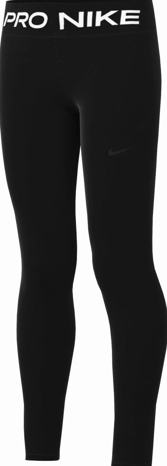Nike Np Leginsy Czarny/Biały 164