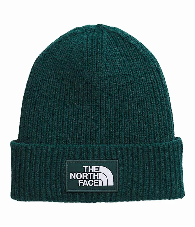 The North Face Uniseks Tnf Logo Box Cuffed Czapka beanie Deep Nori-Duck Green One Size