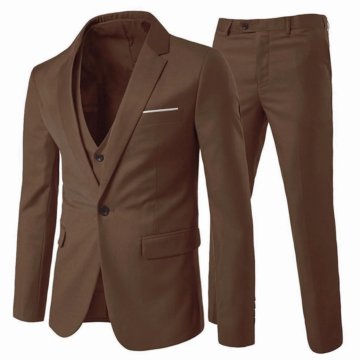 Garnitur męski slim fit, 3-częściowy, garnitur męski, marynarka, na wesele, do biznesu