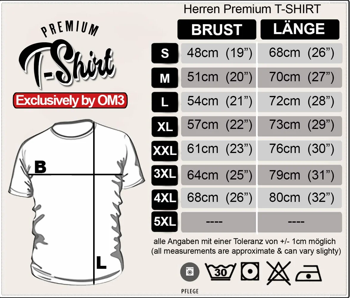 OM3® Retro Bicycle T-Shirt | Męski | Cycling Cyclist Biking Rowerzysta | S - 5XL