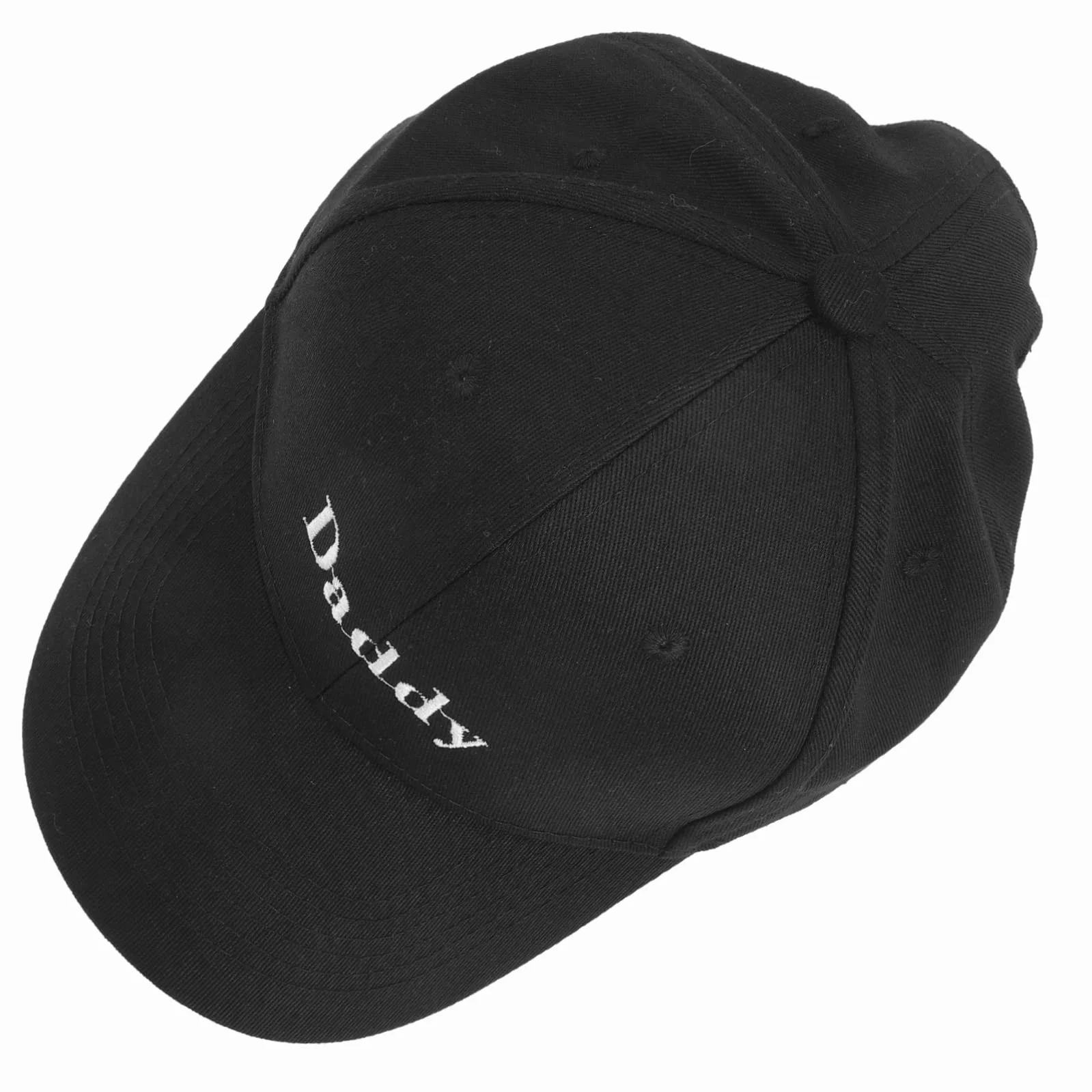 OUNONA Czarny Kapelusz Baseballowy Daddy Męski Kapelusz Przeciwsłoneczny Peaked Cap Do Użytku Zewnątrz Akcesorium Każdą Okazję