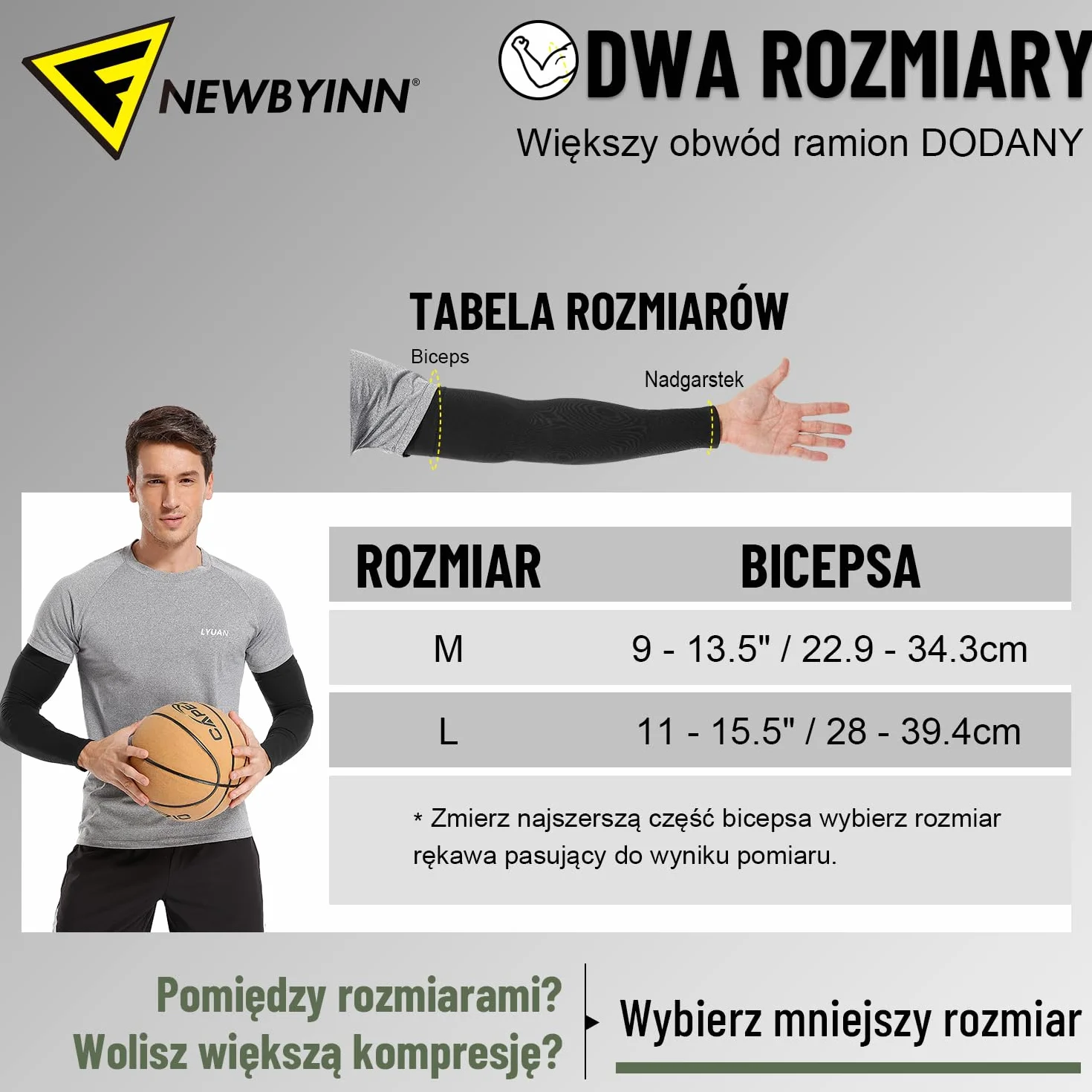 Newbyinn Rękawy na ramiona anty-UV, rękawy do siatkówki, idealne do jazdy na rowerze, piłki nożnej, siatkówki plażowej, kompresji na ramiona na ramiona tatuaże dla mężczyzn i kobiet, 2 pary