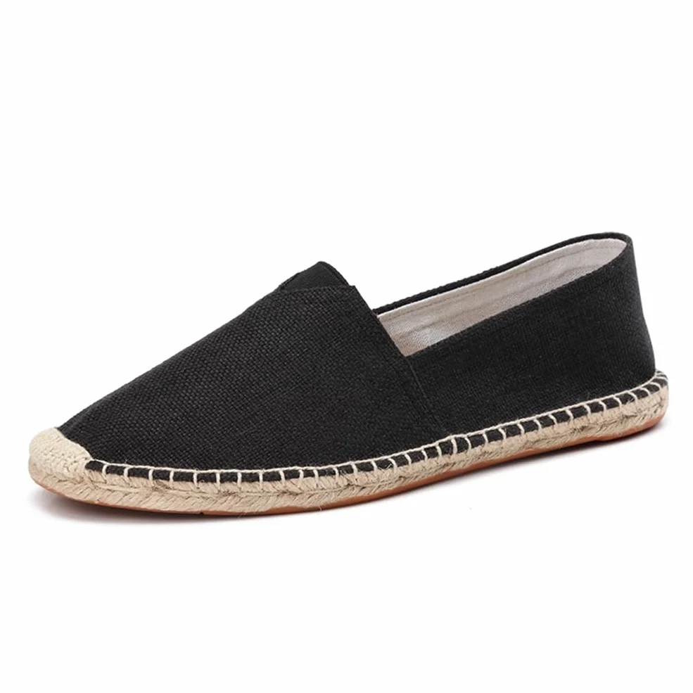 M&Catree Płócienne buty espadryle dla mężczyzn kobiet na co dzień wsuwane mokasyny płaskie trampki do jazdy