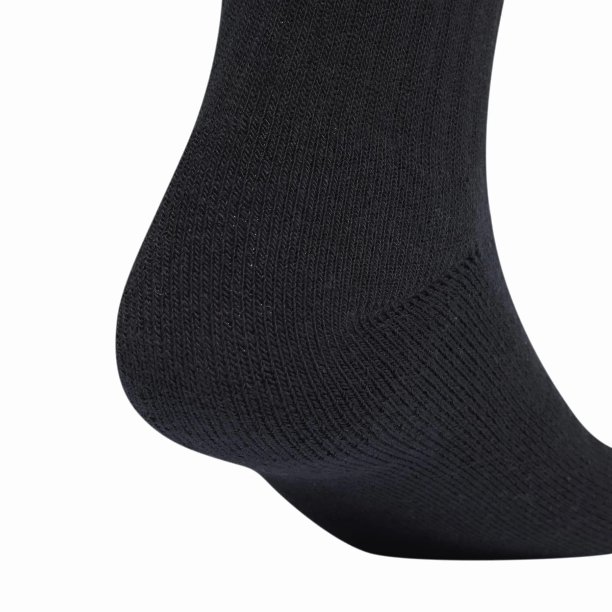 adidas Uniseks Linear Crew Socks Cushioned Socks 6 Pair Pack, Black/White, 40-42