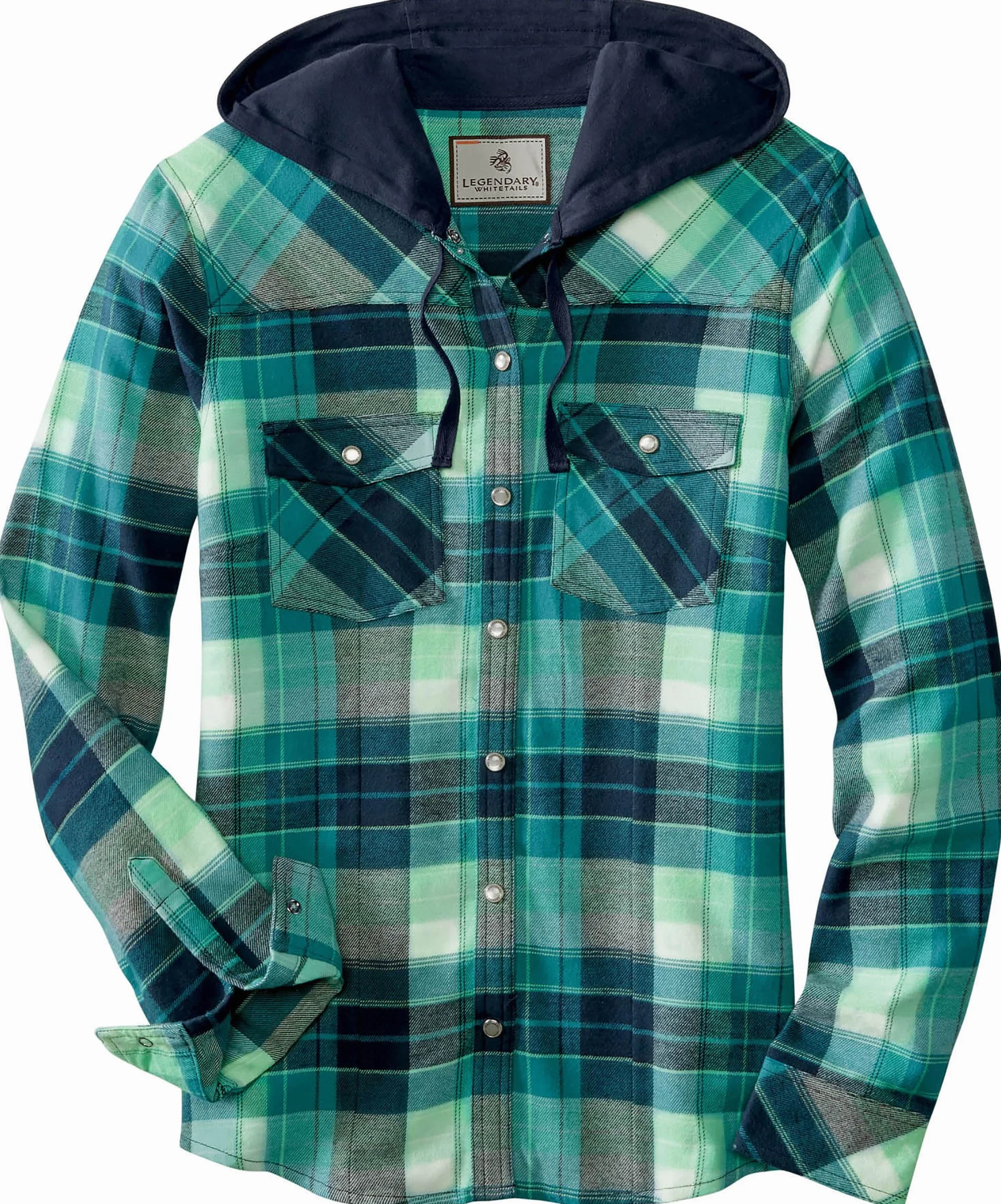 Legendary Whitetails Lumber Jane Damska koszula flanelowa z kapturem, S