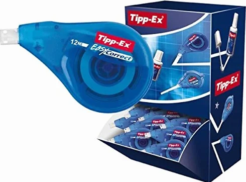 Korektor Easy Correct, szerokość 4,2 mm, długość 12 m, niebiesko-przezroczysty