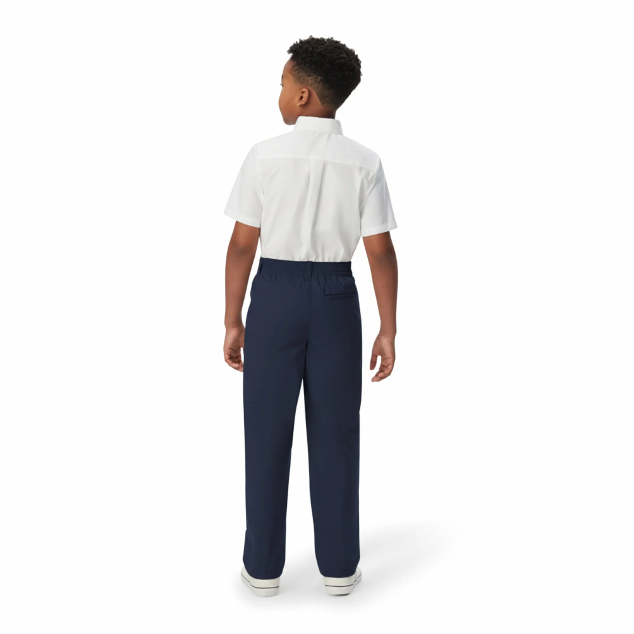 French Toast Boys' Little Pull-On Relaxed Fit School Uniform Pant (Standard & Husky)