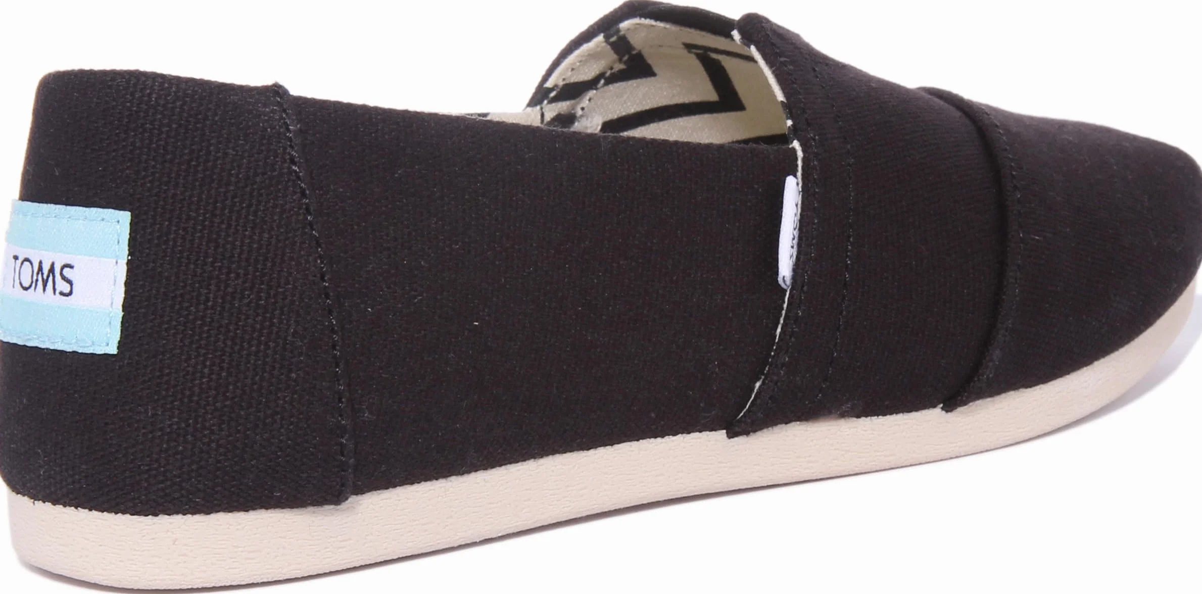 TOMS Alpargata Cotton Canvas Womens Black Espadrilles-UK 6 / EU 38.5