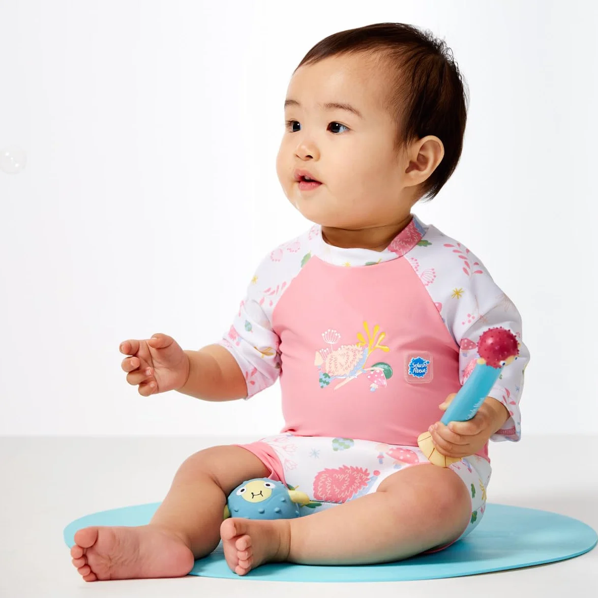 Splash About Happy Prendisole Pannolino da Nuoto per Neonati e Bambini, Passeggiata nel bos, 6-14 MESI Unisex-Bimbi