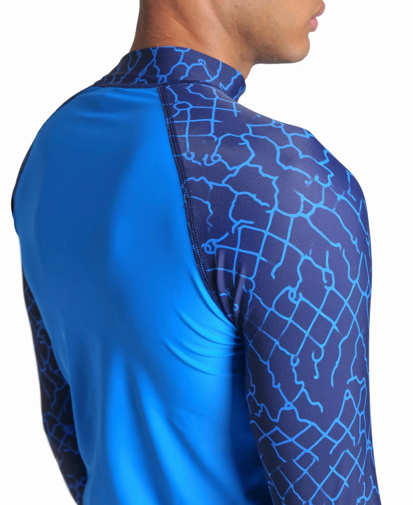 ARENA rash guard shirt Mężczyźni Men's Arena Rash Vest L/S Allover