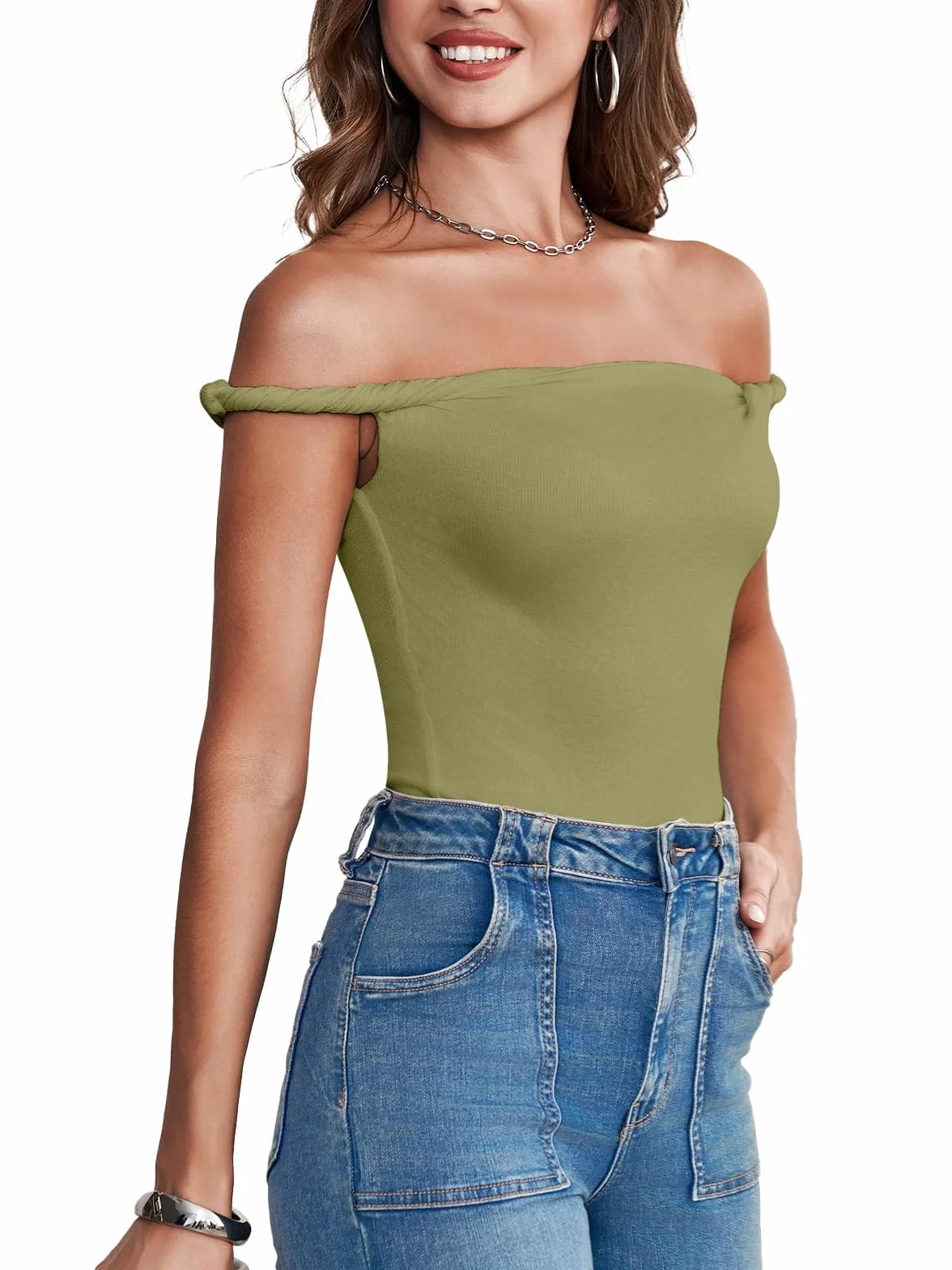 Imily Bela Damski letni seksowny top bez rękawów, ramiączka spaghetti, top Y2K slim fit, tank top