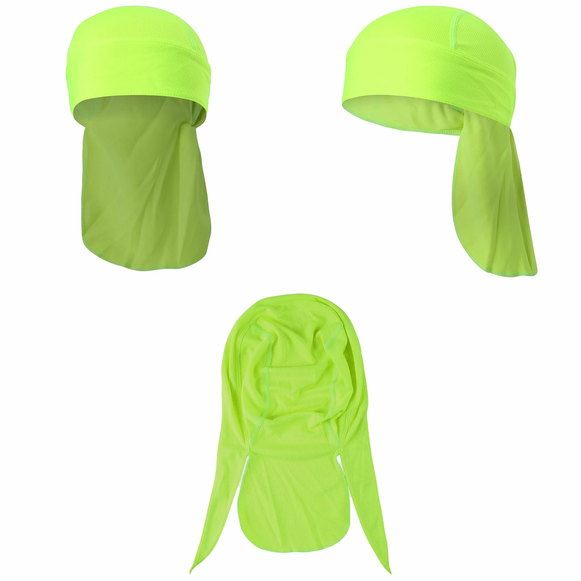 Chusta Piracka Bandana Czapka Durag Osłona Głowy Na Rower Kask Motocykl Chusta Pod Kaskiem Rowerowym Pirat Lato, zielony, 50-65