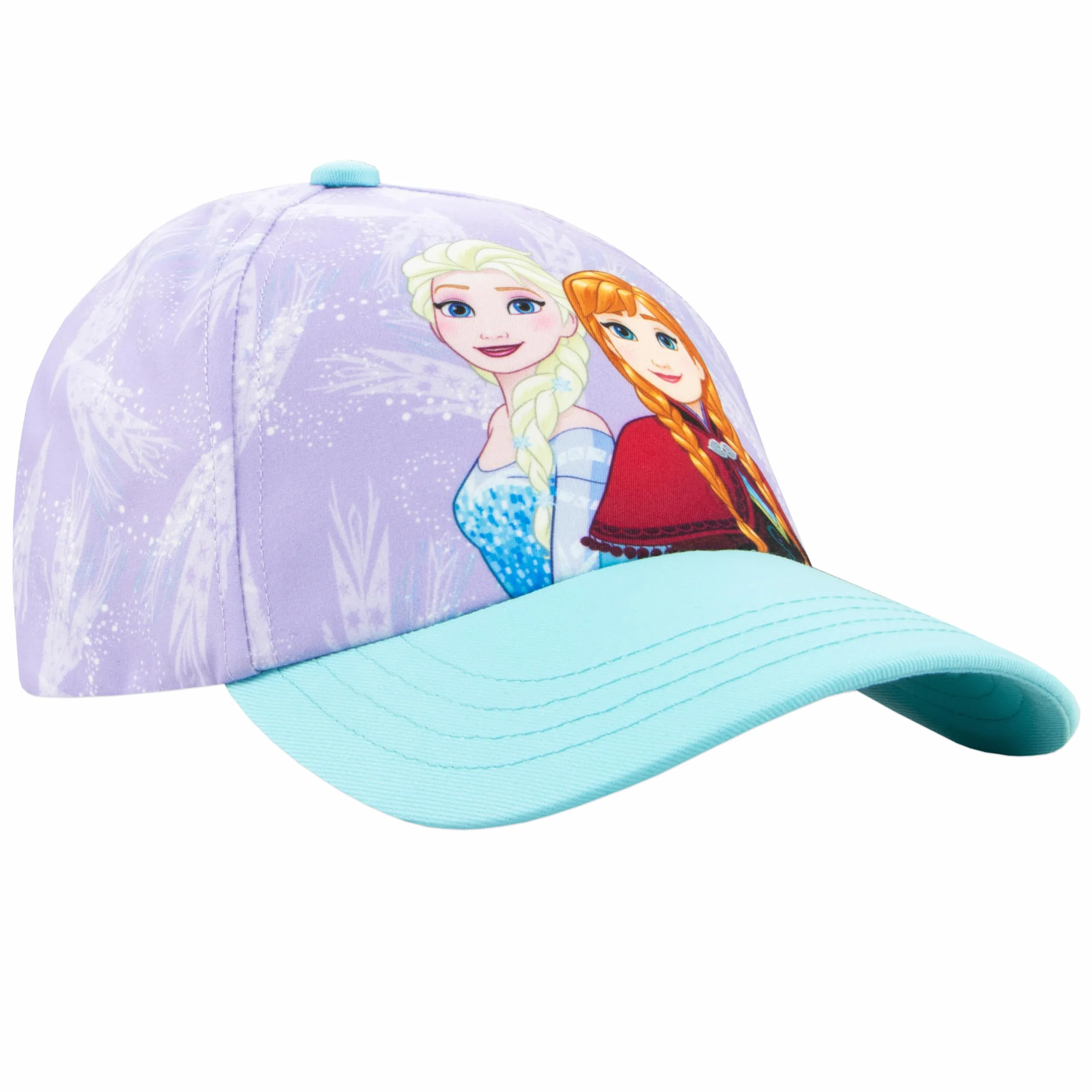 Kapelusz Disney Frozen | Dziewczyńska Czapka Baseballowa | Akcesoria Elsa Dla Dziewczyn | Oficjalny Towar z Filmu Frozen | Fioletowy Rozmiar Uniwersalny
