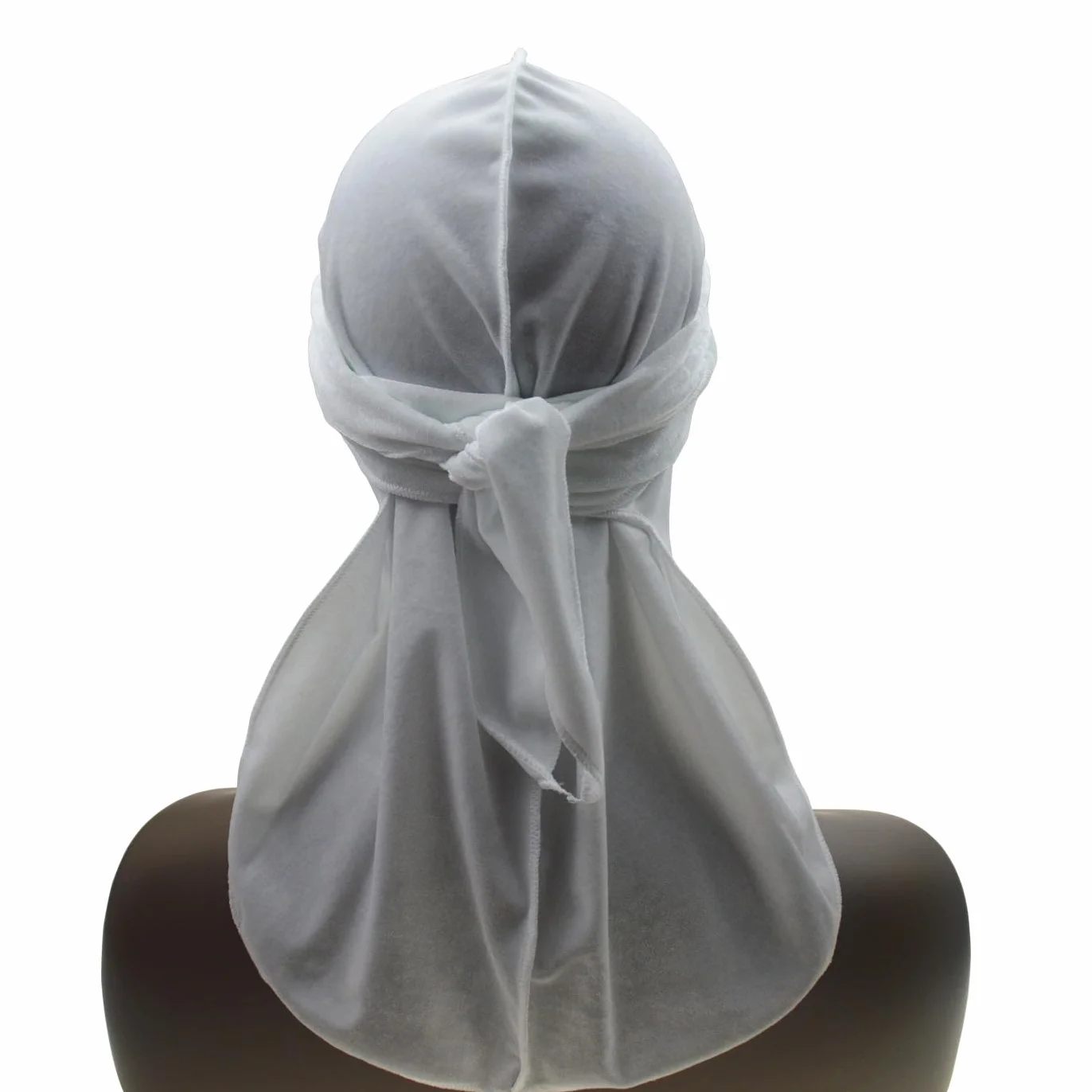 Proumhang Velvet Durag dla mężczyzn i kobiet,Czapka z długim ogonem Durag,Pirackie Bandany Turban,Wiele kolorów,Waves Headwraps Czapka na głowę z szerokimi paskami
