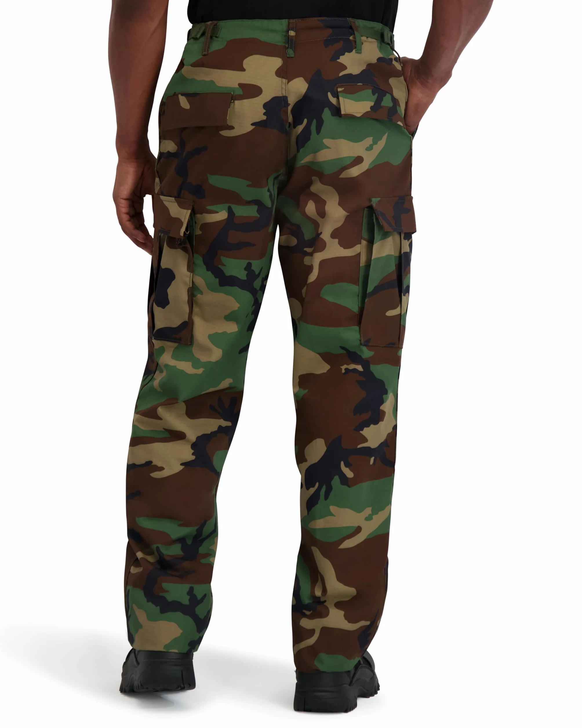 Propper Męskie standardowe spodnie F525025-Uniform BDU, Woodland, rozmiar M, standardowe