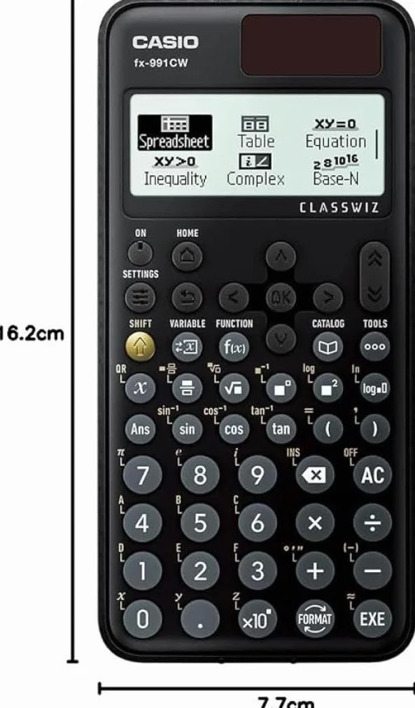 Casio FX-991 CW (model 2024) kalkulator naukowy, 540 funkcji i naturalny wyświetlacz