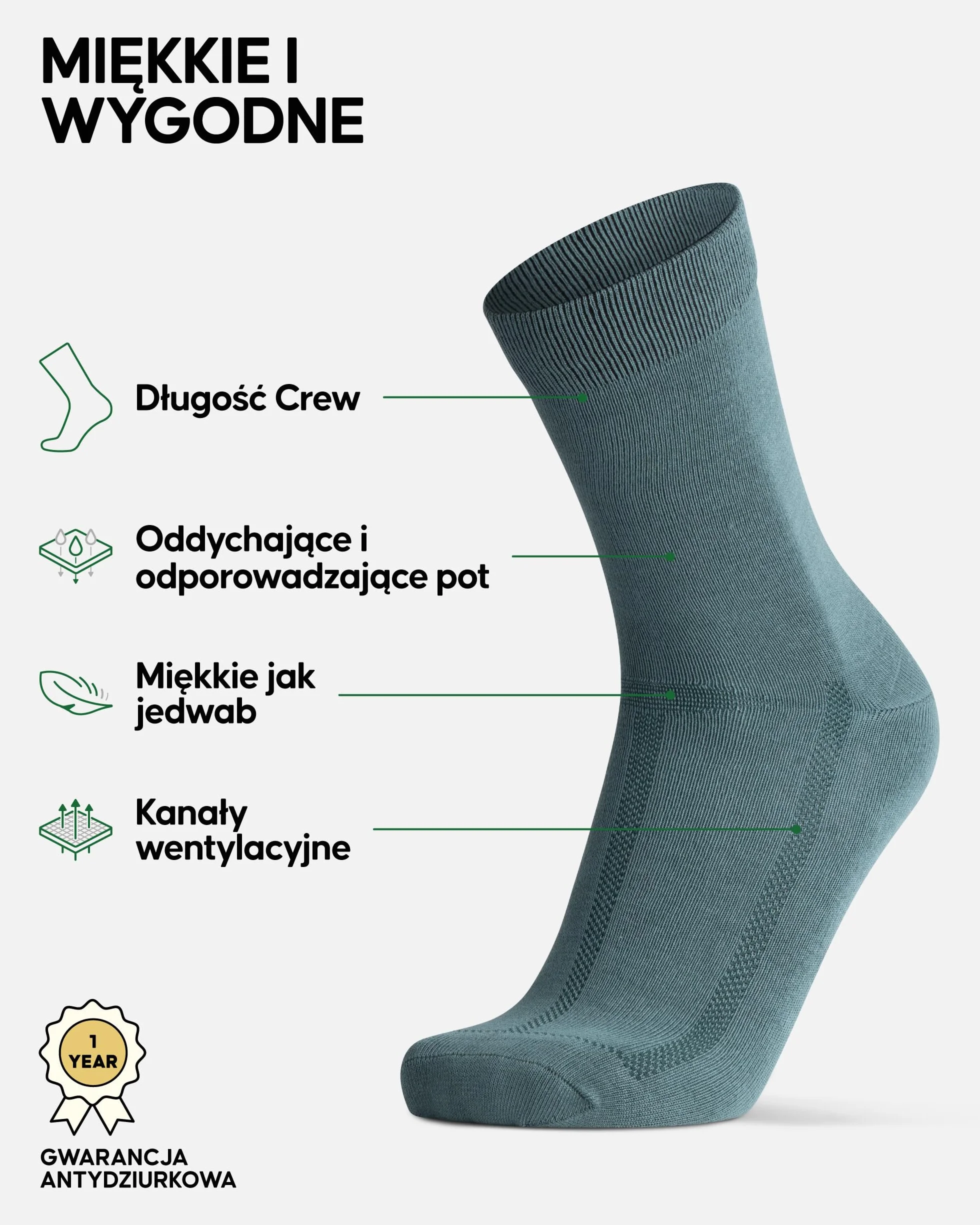 DANISH ENDURANCE Skarpety Bambusowe, Oddychające Skarpety, Miękkie, do Codziennego Noszenia, dla Mężczyzn i Kobiet, Unisex, 3-Pak