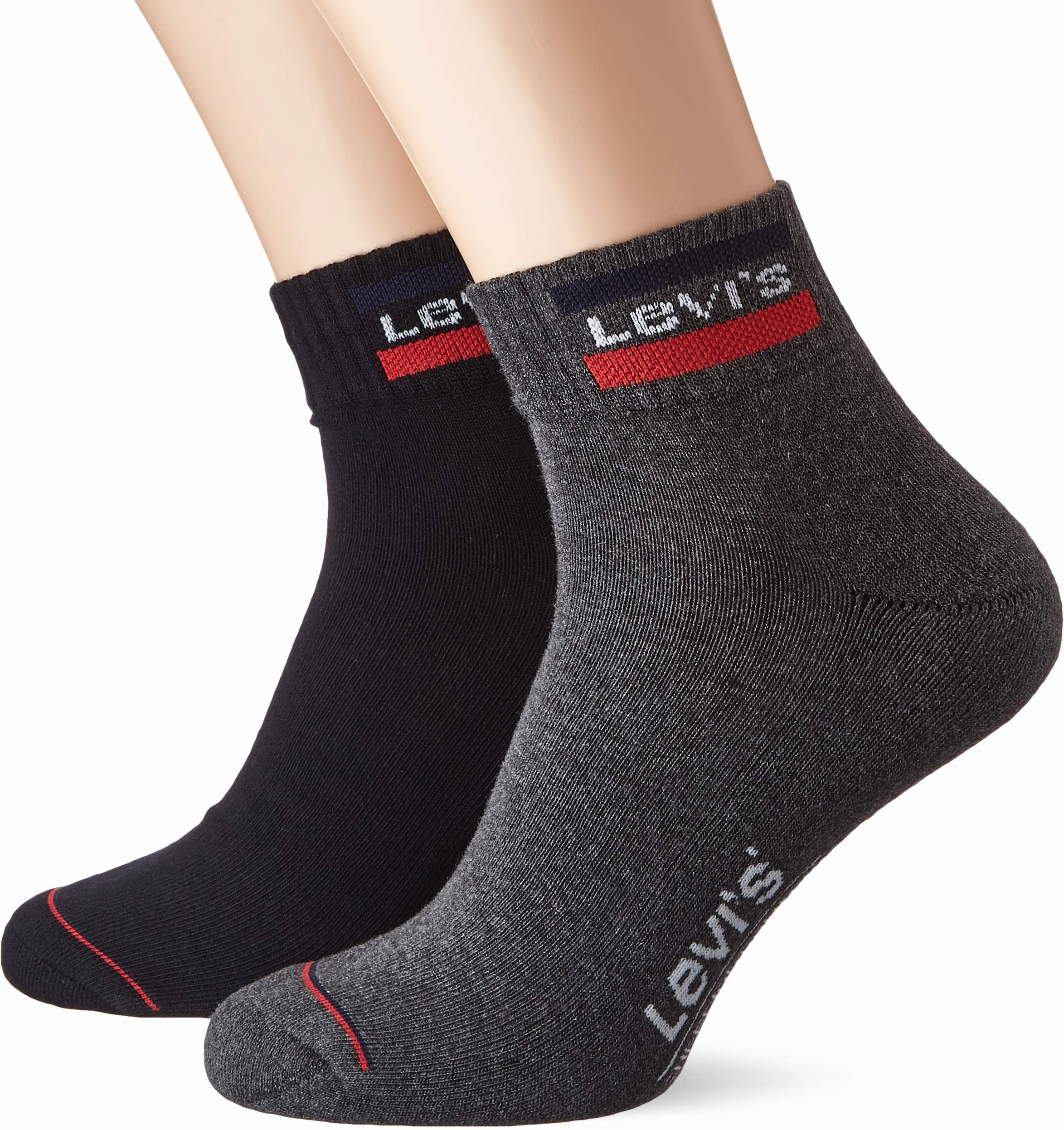 Levi's Skarpety Mężczyźni LEVIS 144NDL MID CUT SPRTWR LOGO 2P