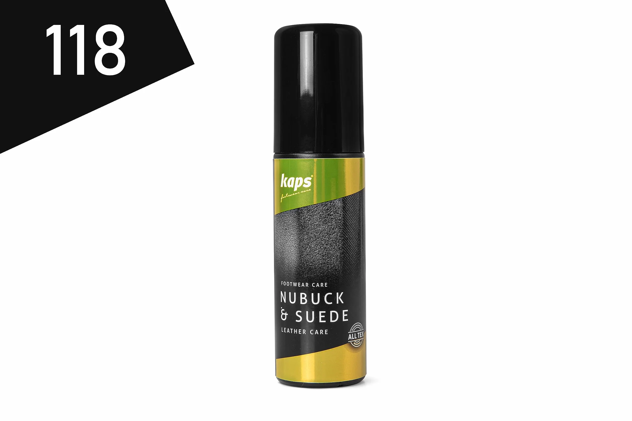Kaps Nubuck Suede Care - Odżywka do Butów z Nubuku i Zamszu, Preparat Pielęgnacyjny, Aplikator z Gąbki, 7 kolorów