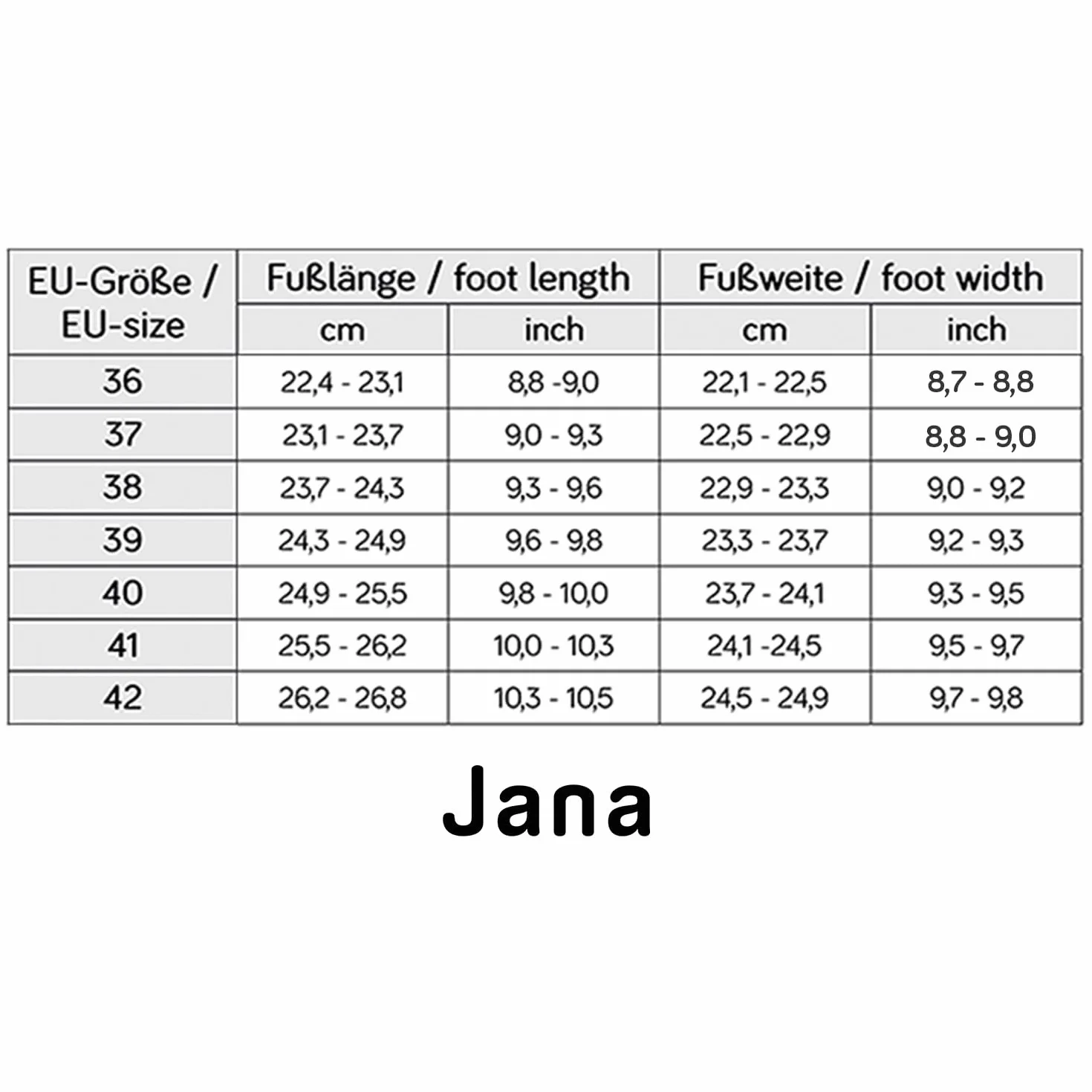 Jana Kobiety 8-22360-42Pompa