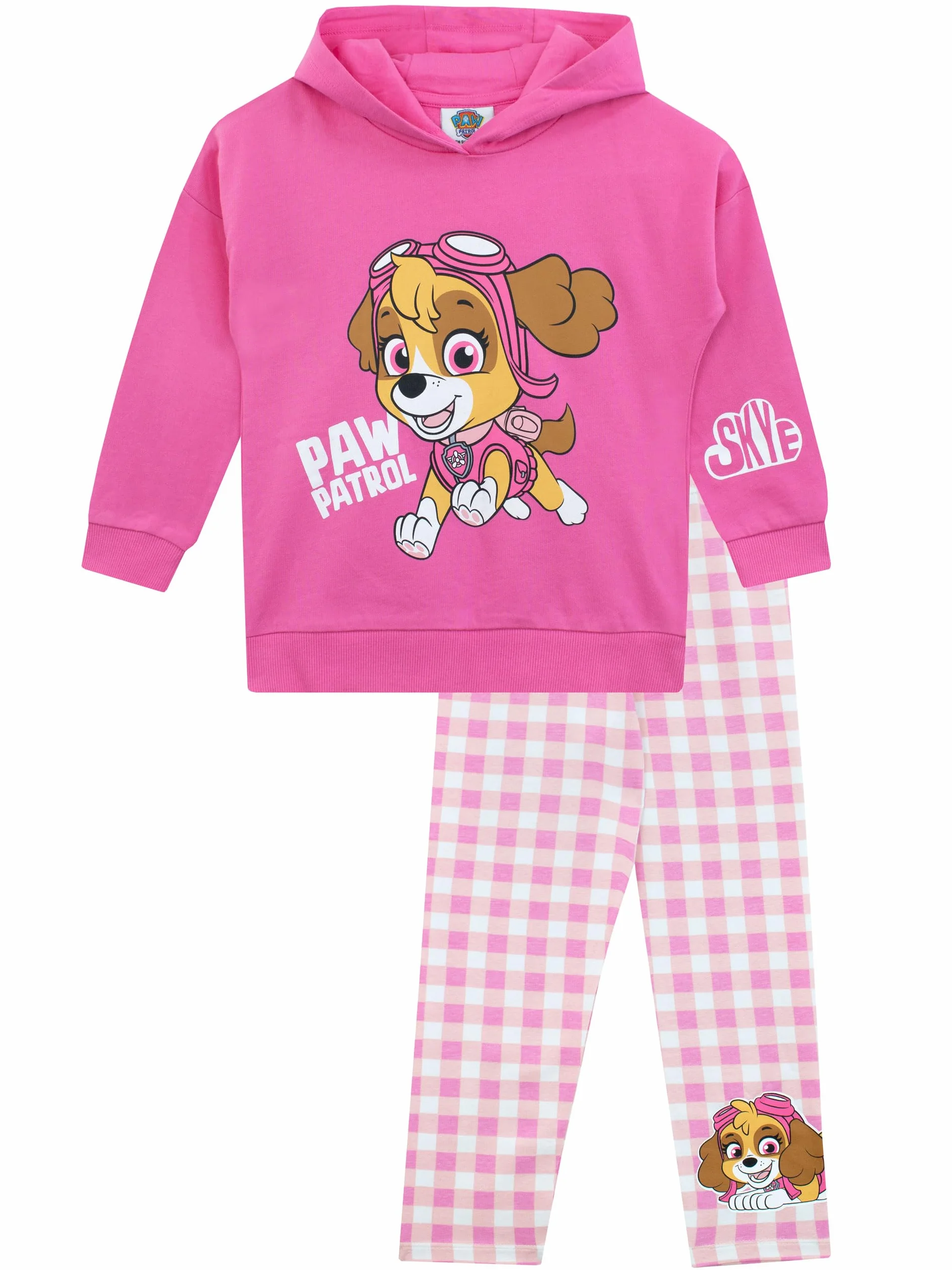 Komplet bluzy i legginsów Paw Patrol | Komplet Skye Co Ord | Dziewczęce Komplety Ubraniowe
