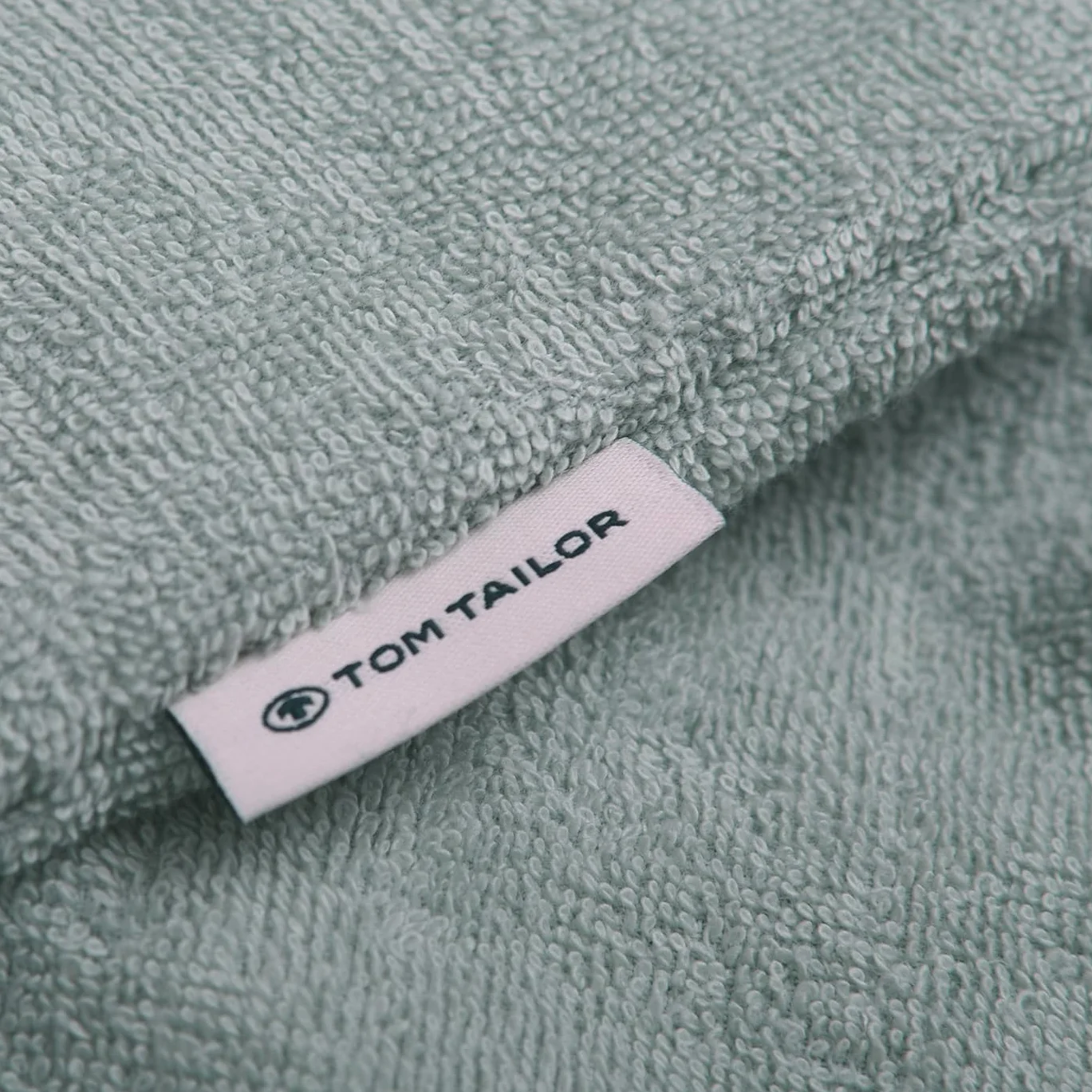 TOM TAILOR Ponczo surfingowe dla kobiet i mężczyzn, L-XL, 100% bawełna/frotte, ponczo kąpielowe z kapturem, kieszenią na brzuchu i wyszywanym logo, turkusowe (Fresh Sage)