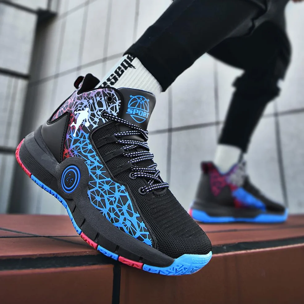 buty do koszykówki dla dzieci moda buty do koszykówki na świeżym powietrzu sportowe fitness antypoślizgowe buty do biegania, Bba R15, 32 EU