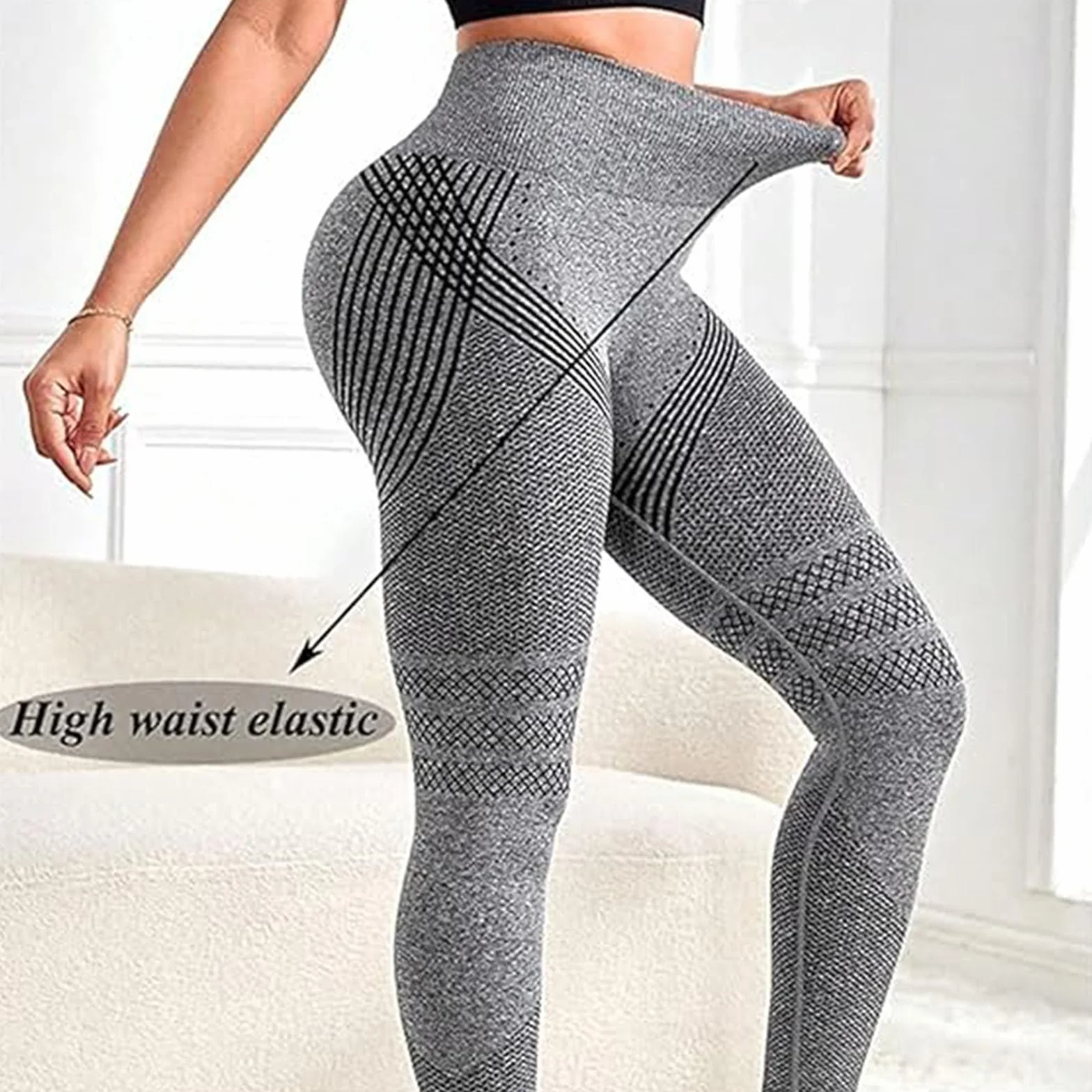 Generisch Cellumove legginsy 3D – zdefiniuj swoją sylwetkę, bez wysiłku, taliowane legginsy antycellulitowe dla kobiet, kompresyjne lifting pośladków