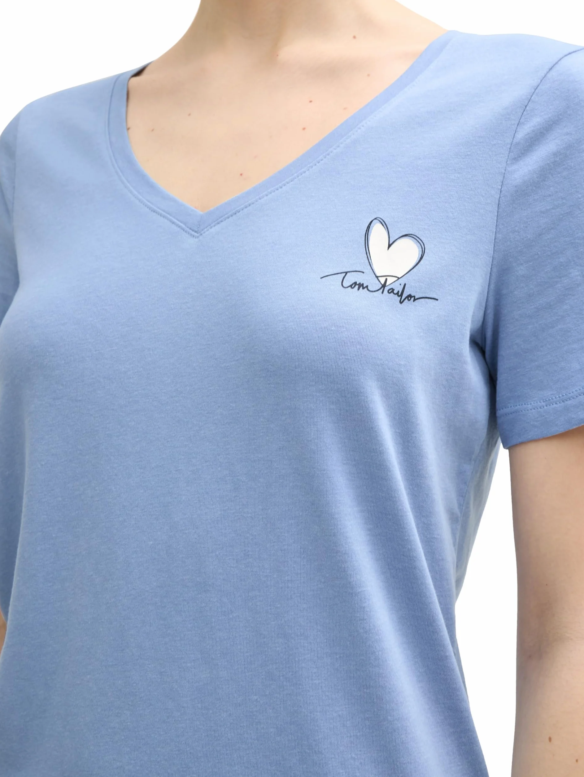 TOM TAILOR T-shirt damski, 37106 - Flawless Blue, XL