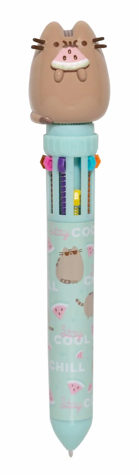 Grupo Erik Długopis 10 Kolorów Pusheen, 10-W-1 Wielokolorowy Długopis, B3DGE001