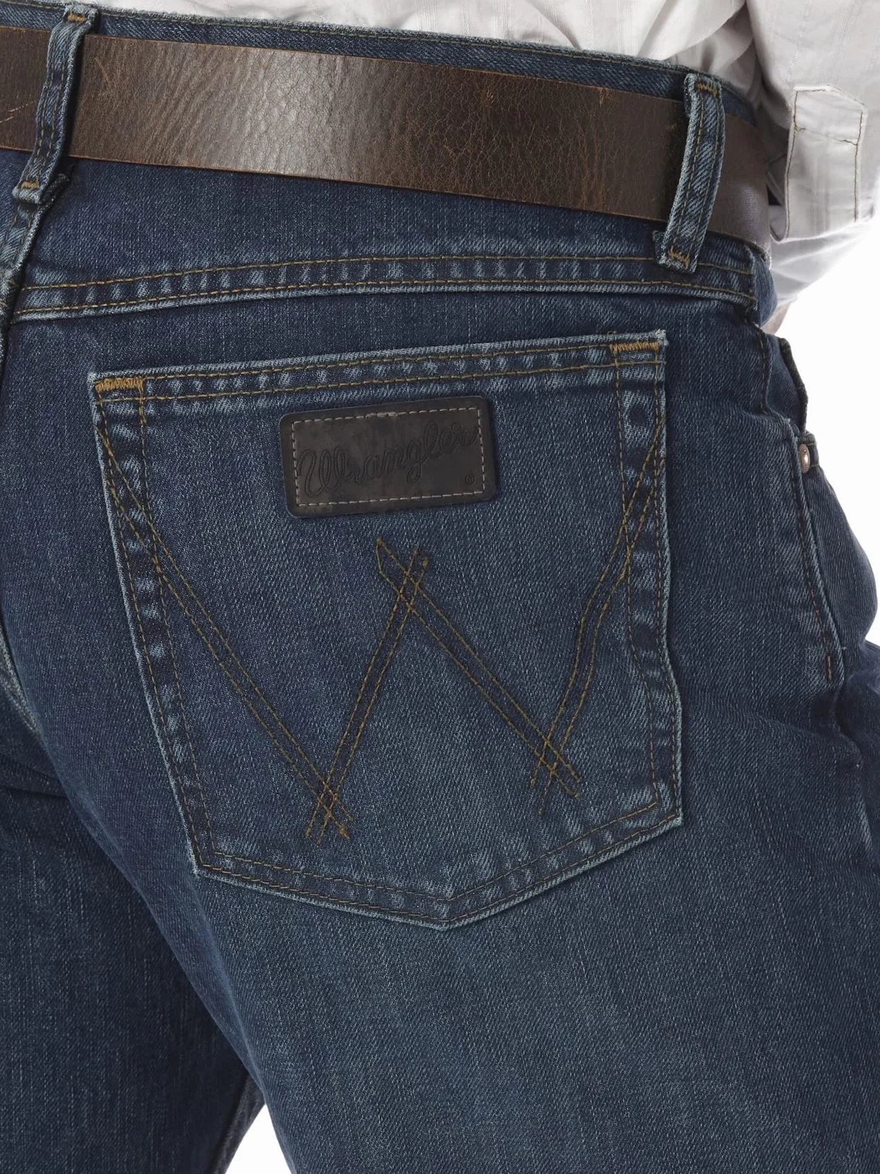 Wrangler 47MWZ Premium Performance Jeansy męskie o kroju cowboy cut, regular fit, prane wstępnie (Prewashed)
