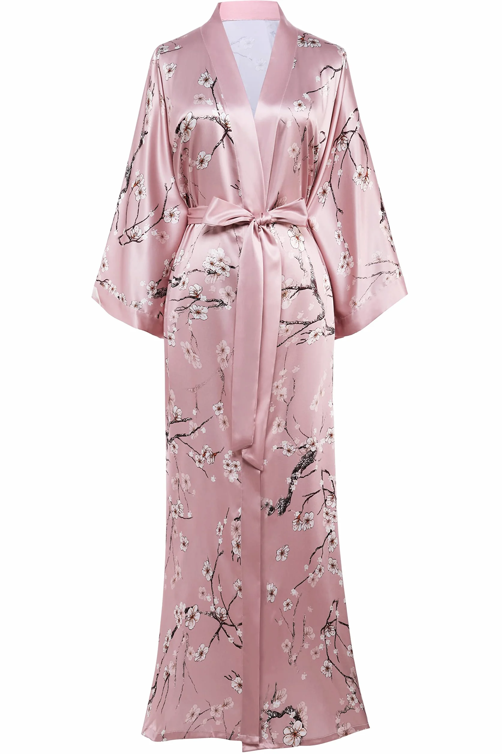 BABEYOND Kimono szlafrok kimono paw kimono szlafrok kimono kardigany dla kobiet ślub dziewczyna bonding party piżama 135 cm