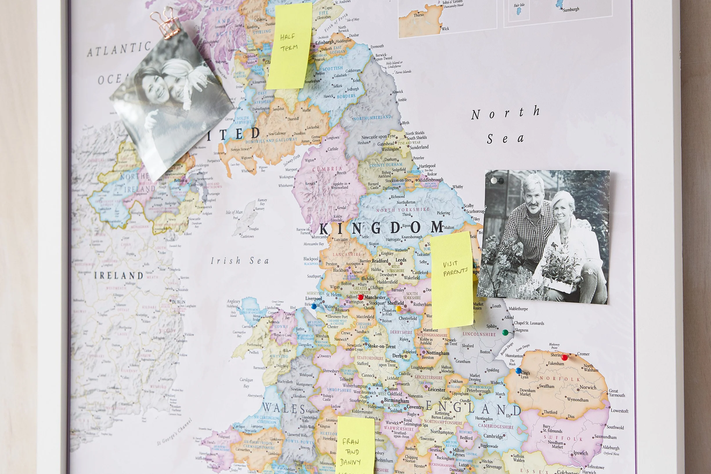 United Kingdom political classic wallmap
