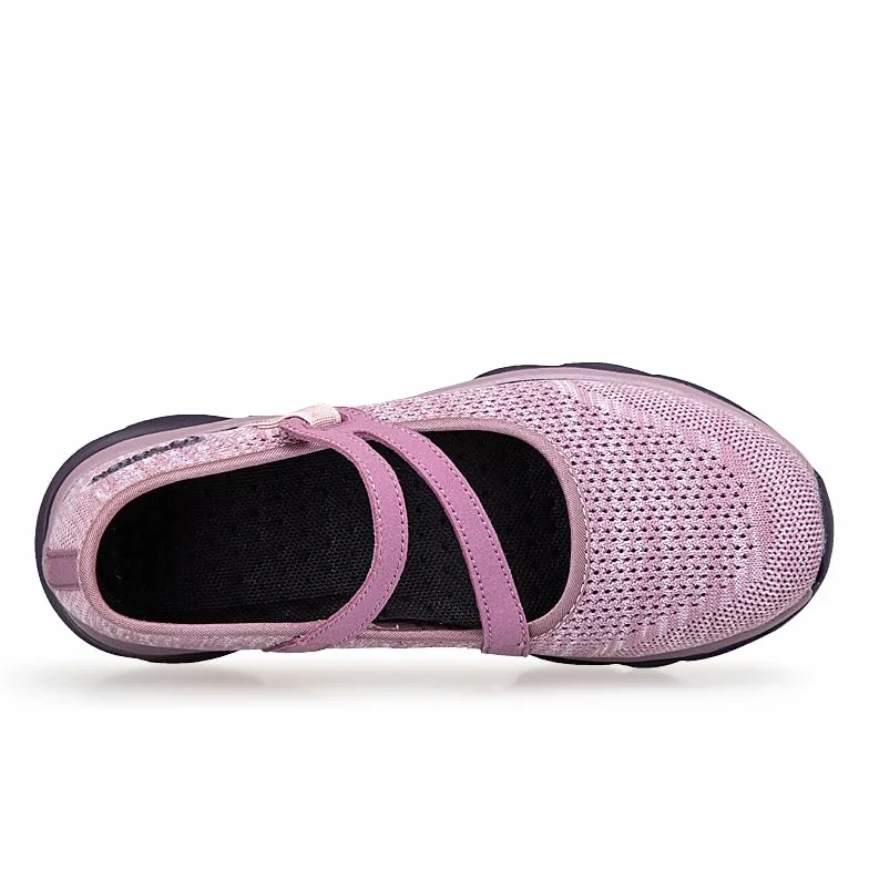 Oddychające i swobodne buty damskie buty do chodzenia lekkie trampki ortopedyczne damskie antypoślizgowe buty do chodzenia