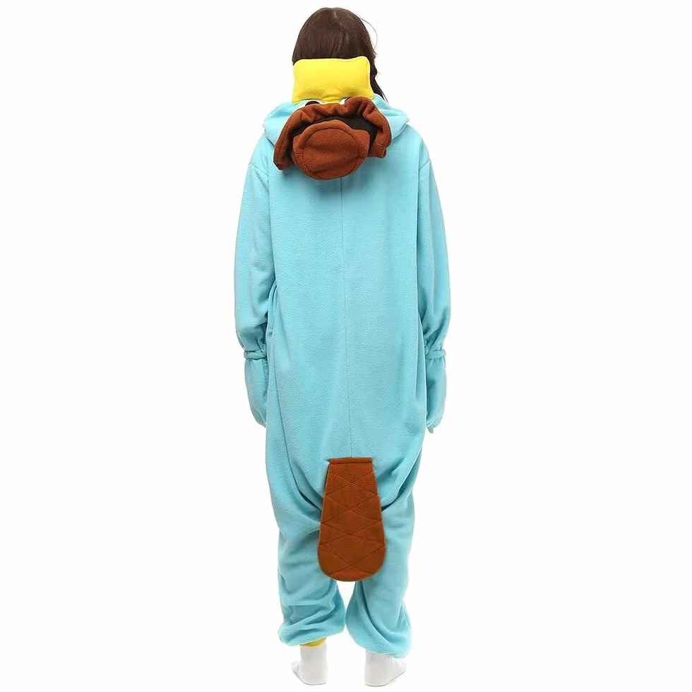 LBJR Erwachsene Cosplay Schlafanzug Tierkostüme Jumpsuit Onesie Nachtwäsche Overall Fasching Karneval Halloween Pyjama
