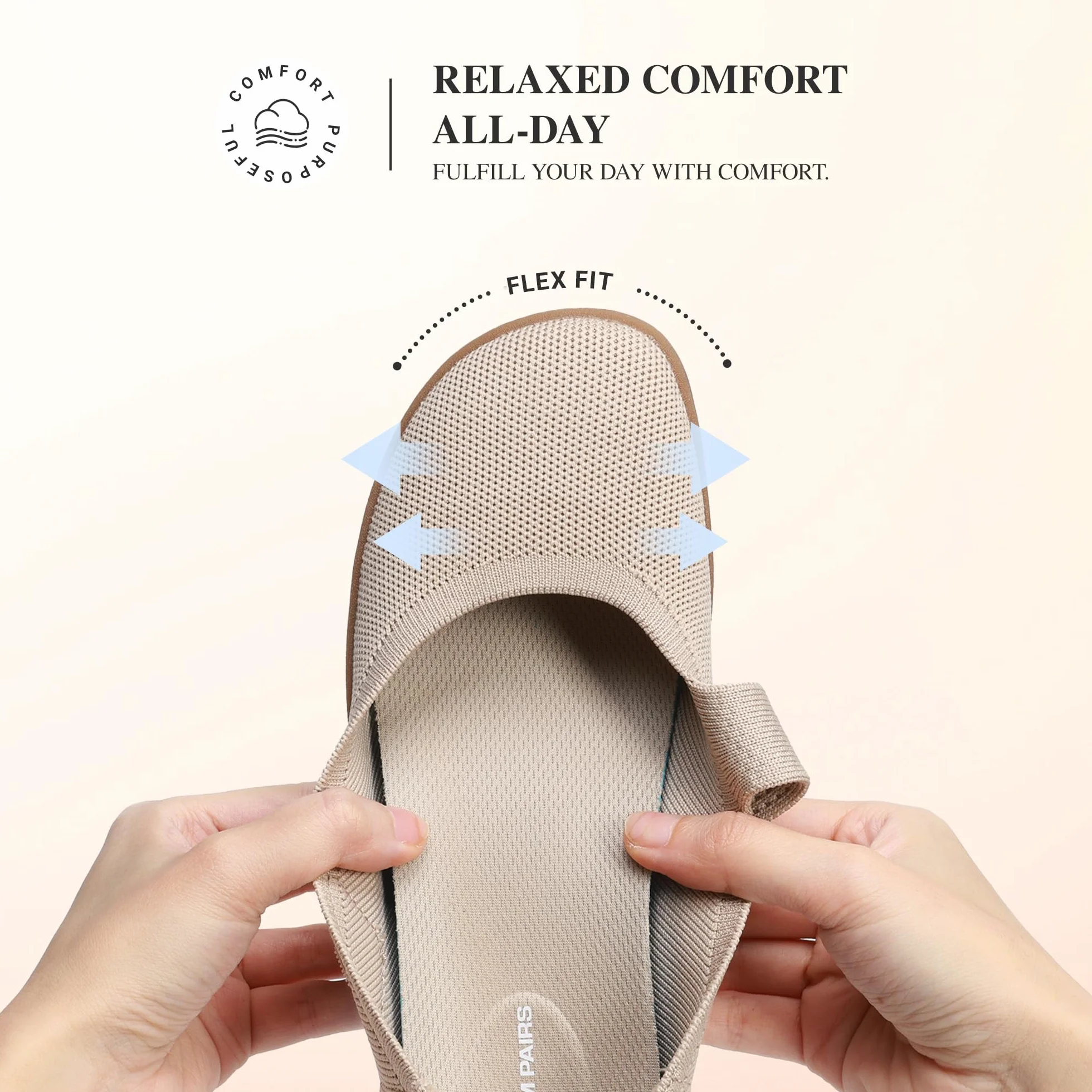 DREAM PAIRS Damskie baleriny Mary Jane Barefoot Knit Wide Toe Box Arch Support Płaskie buty dla kobiet szykowne na co dzień biuro biznes praca podróż spacer