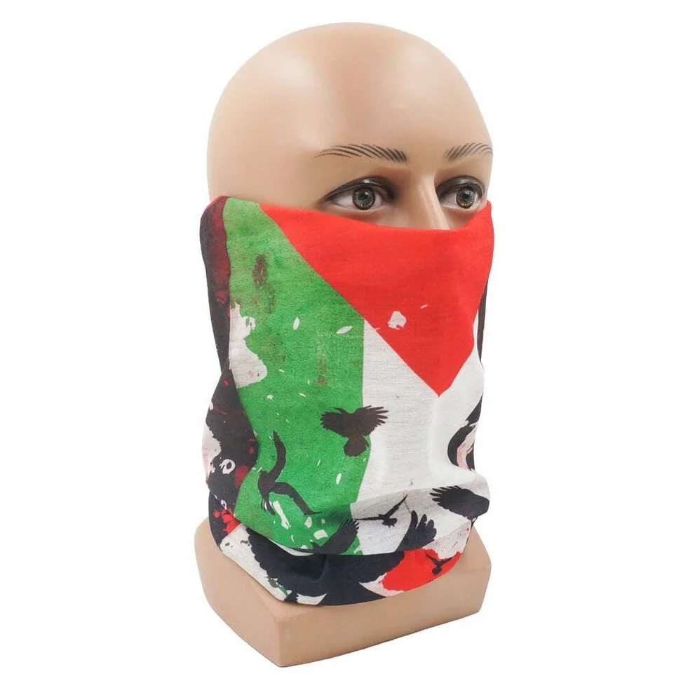 Flaga Palestyna Bandana Szyi Gieta Galon Giant Annaffunts