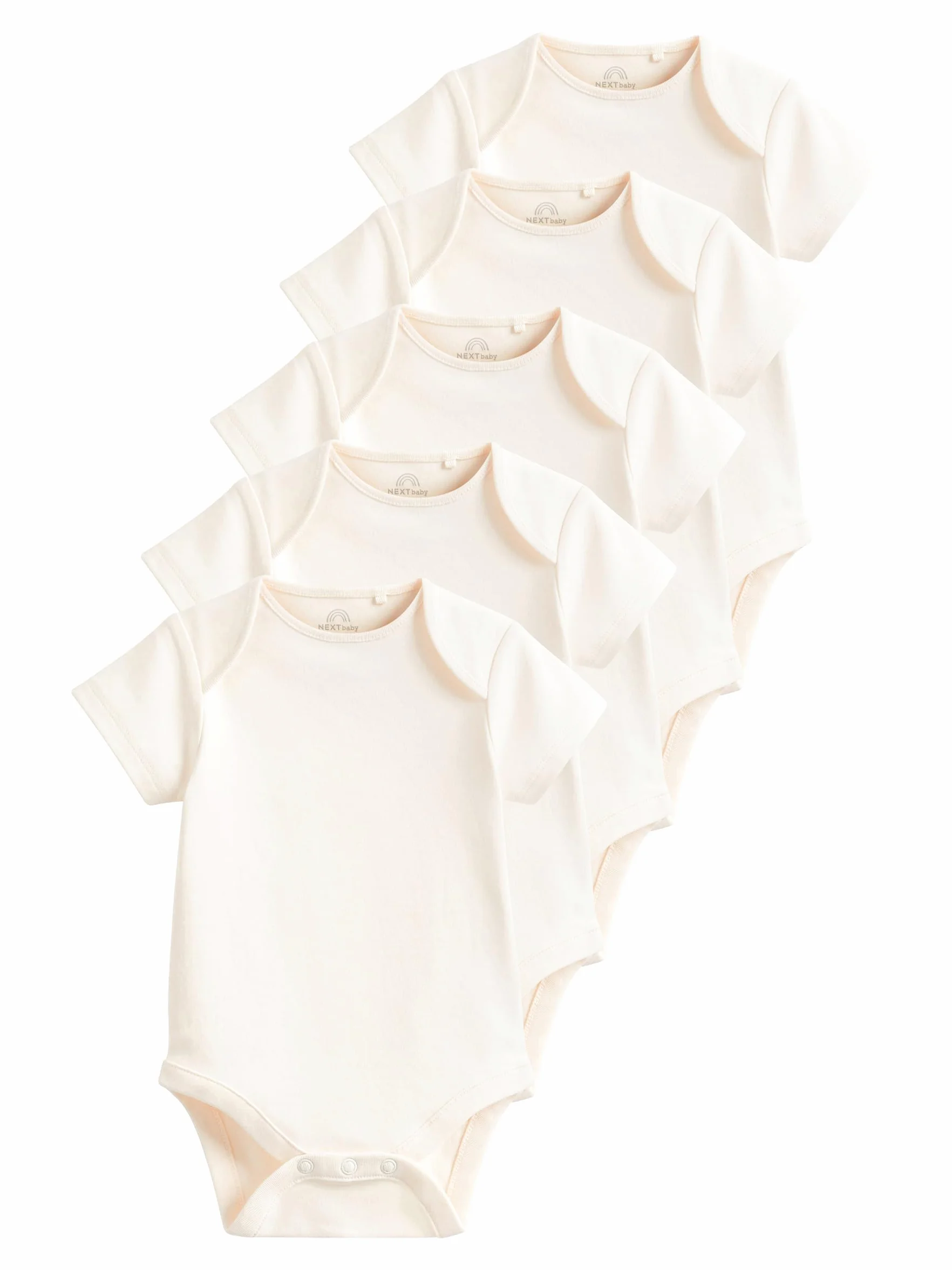 NEXT Noworodki unisex Zestaw 5 niemowlęcych body z krótkim rękawem