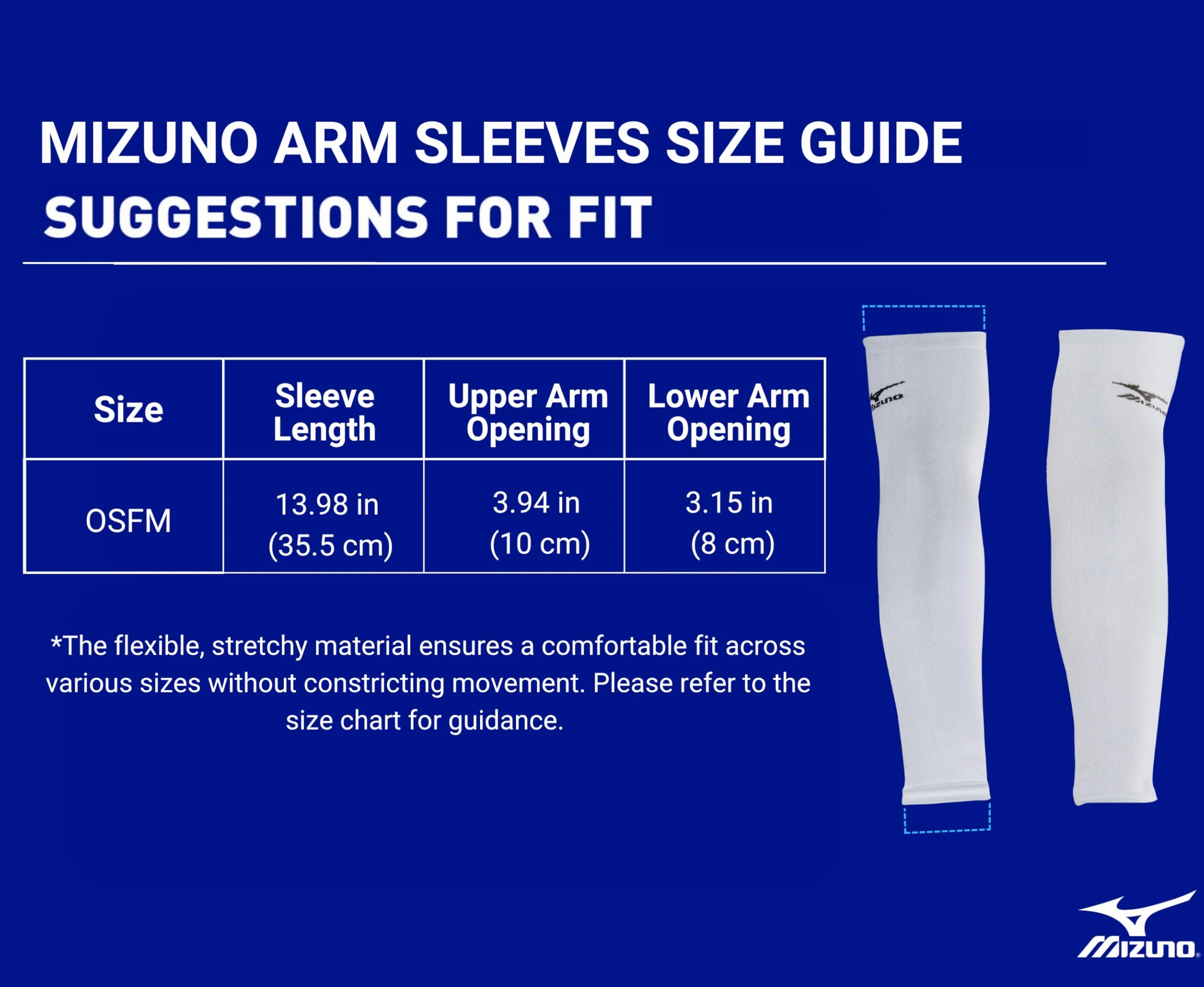 Mizuno Rękawy damskie, czerwone, OSFM, Czerwony, Rozmiar uniwersalny